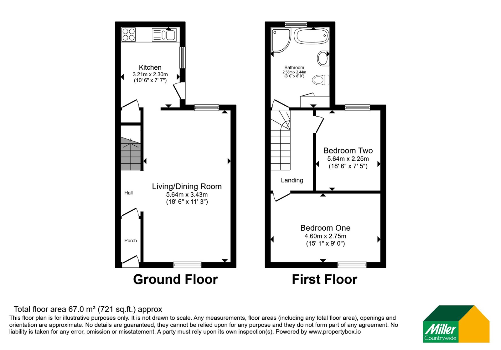 11, Taroveor Terrace, Cornwall floorplan
