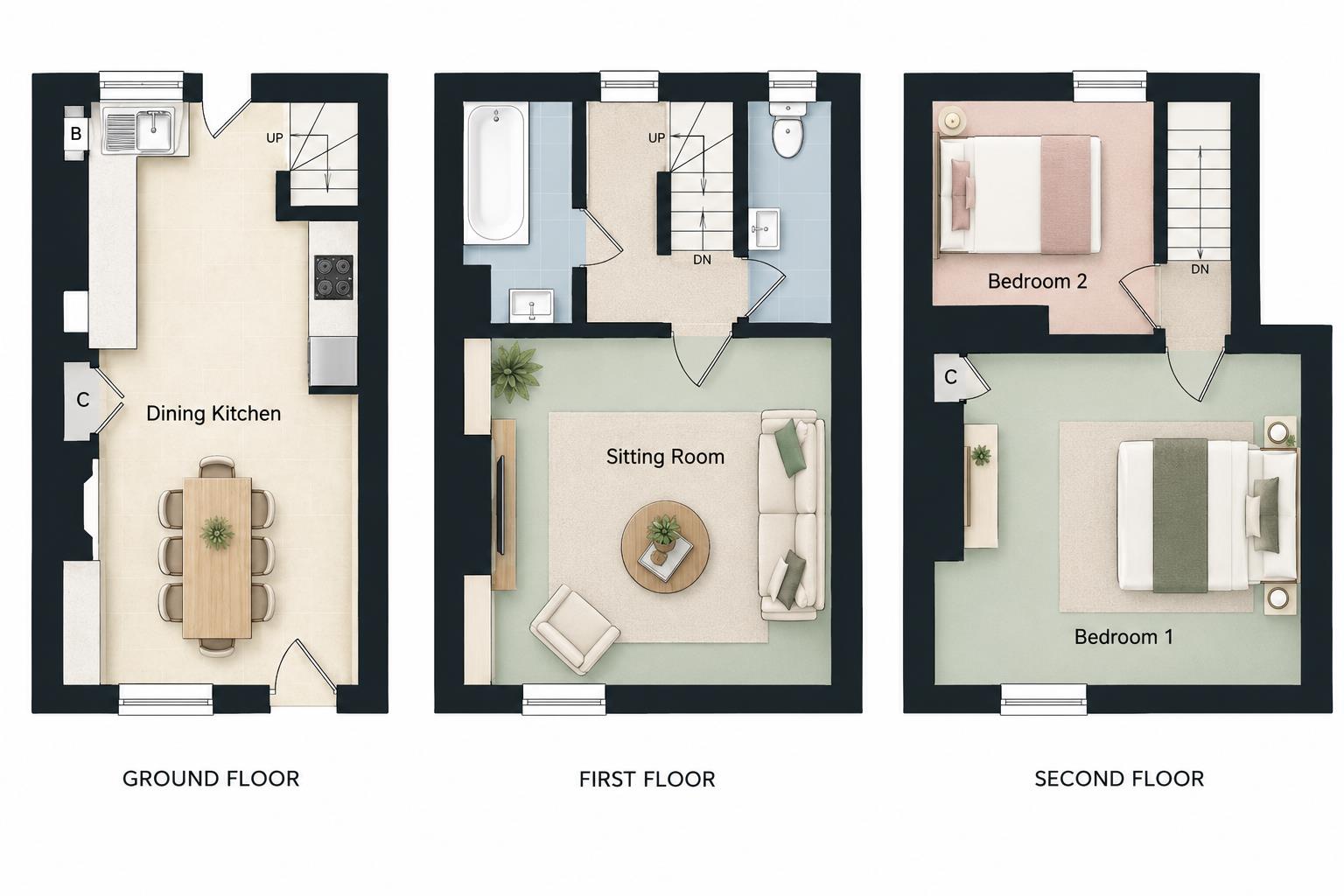 Main Street, Nottingham floorplan