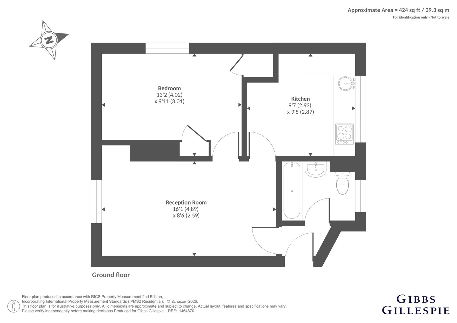 51, Walpole Close, Ealing floorplan
