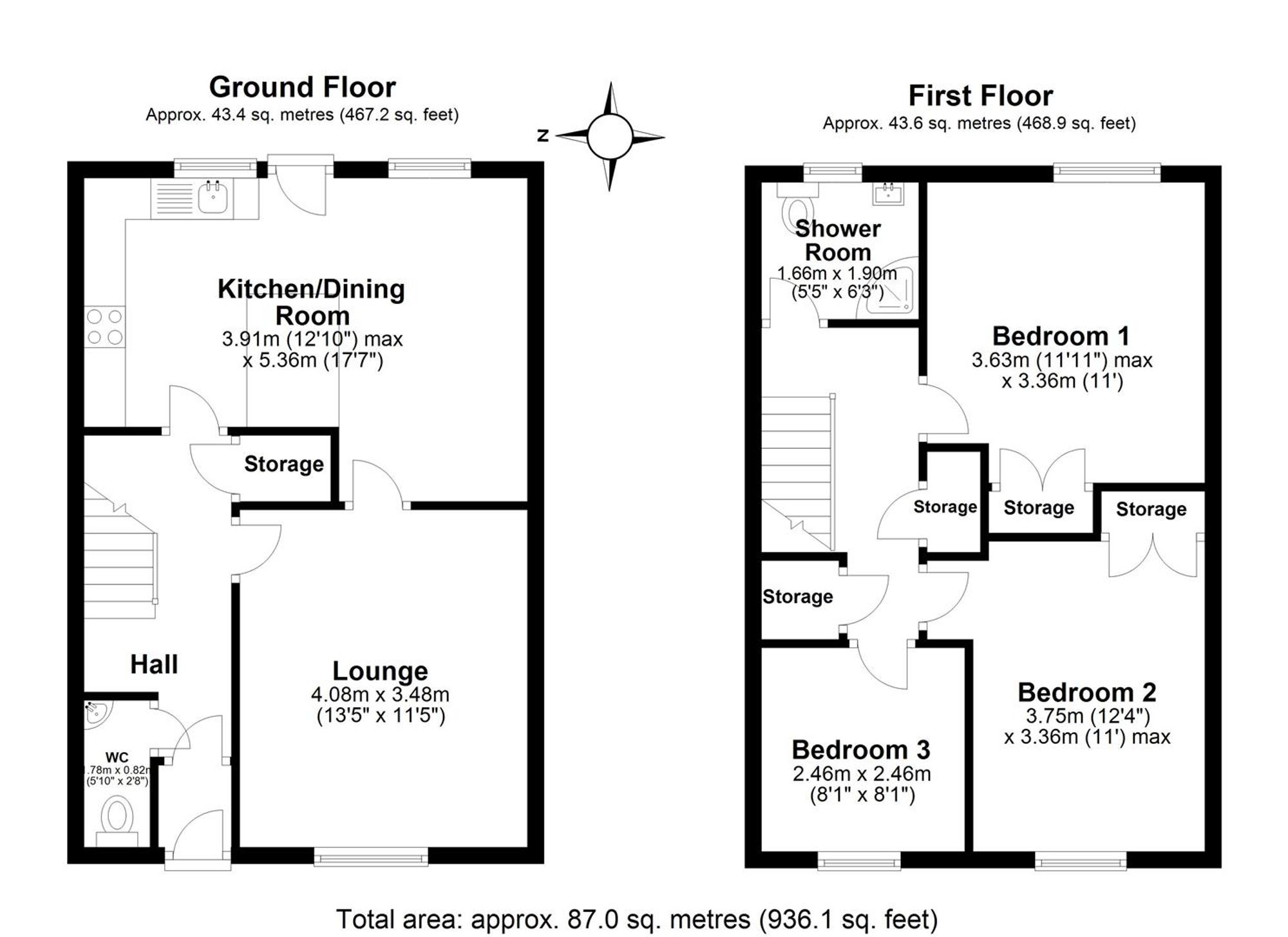 74 Helmsdale Lane, Warrington floorplan