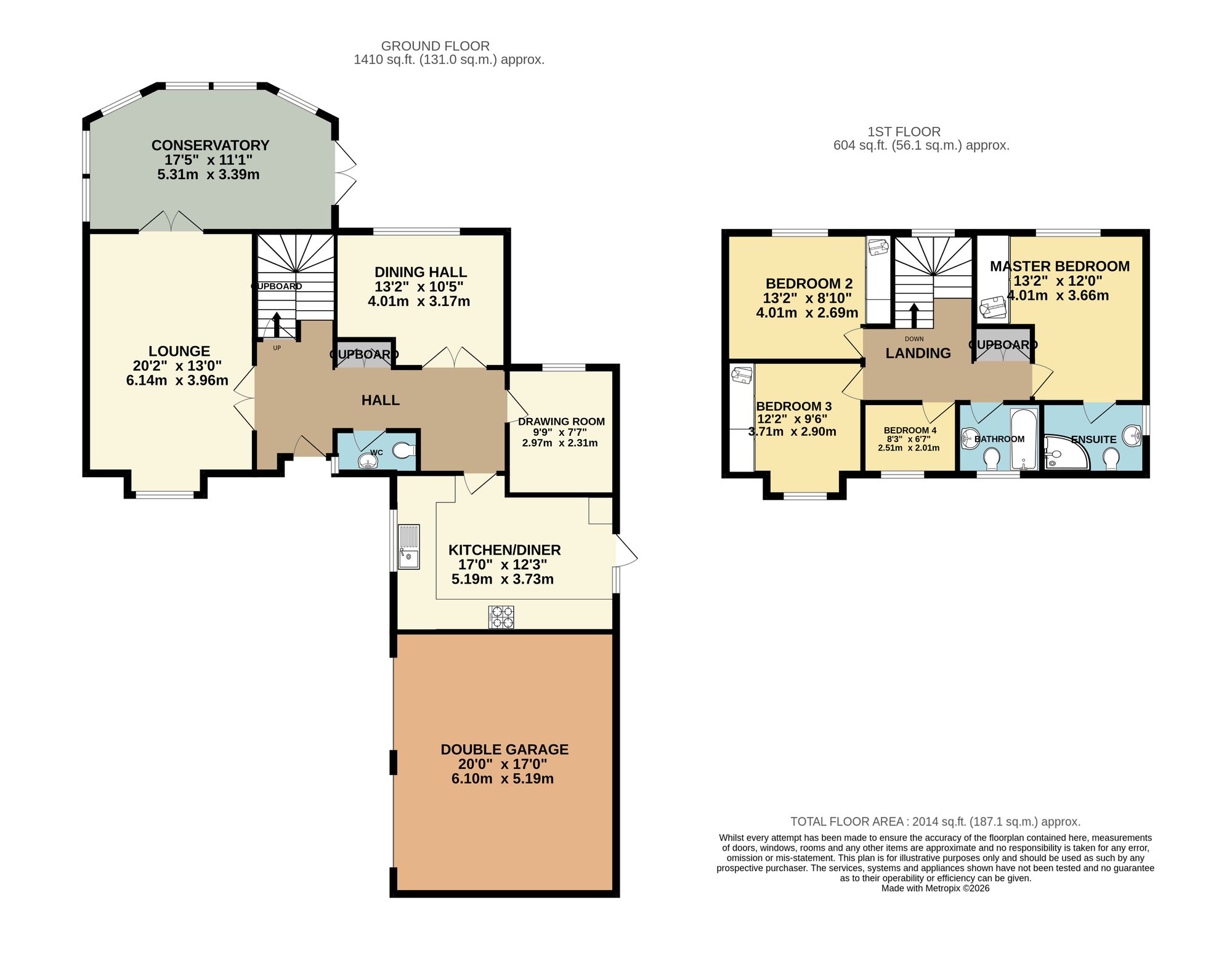 11 Butt Close, Wigston floorplan