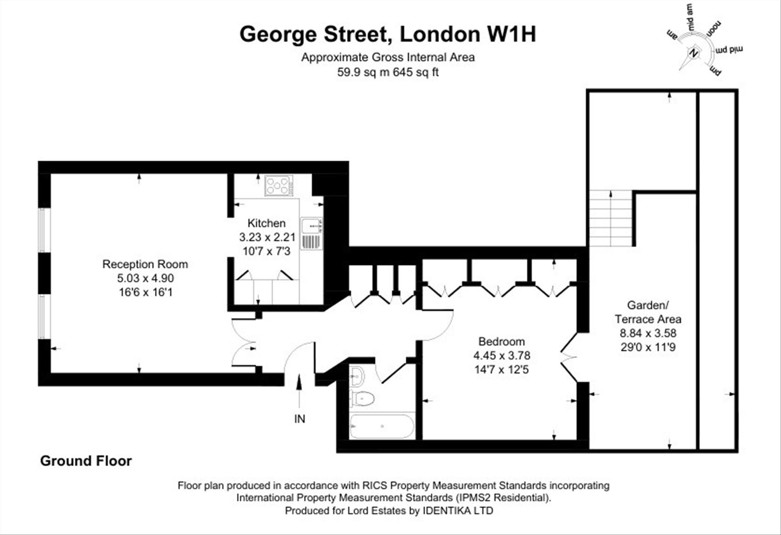 Flat 2, 145, George Street, London floorplan