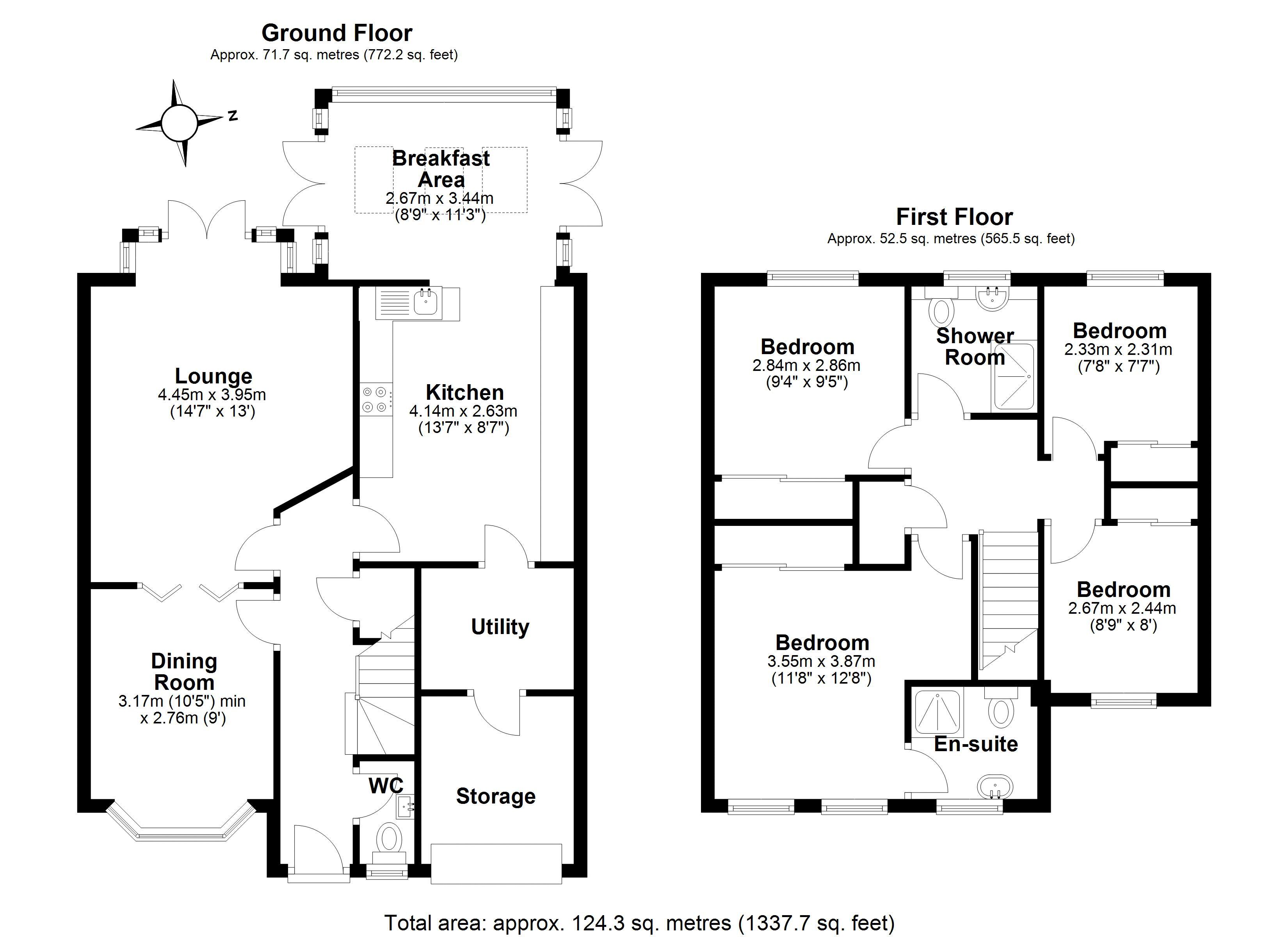 11, Gooch Close, Telford floorplan