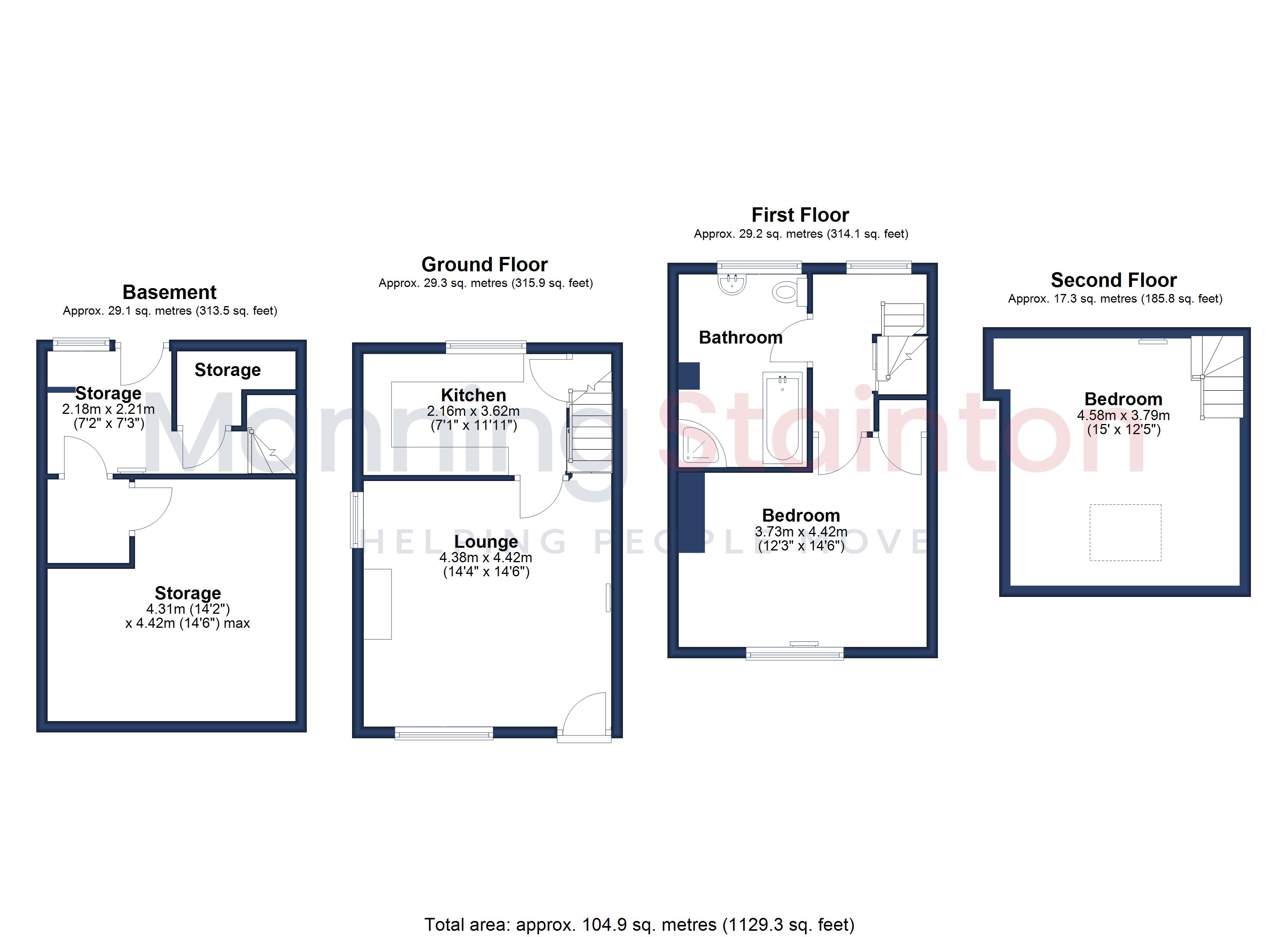 52, Rock Lane, West Yorkshire floorplan