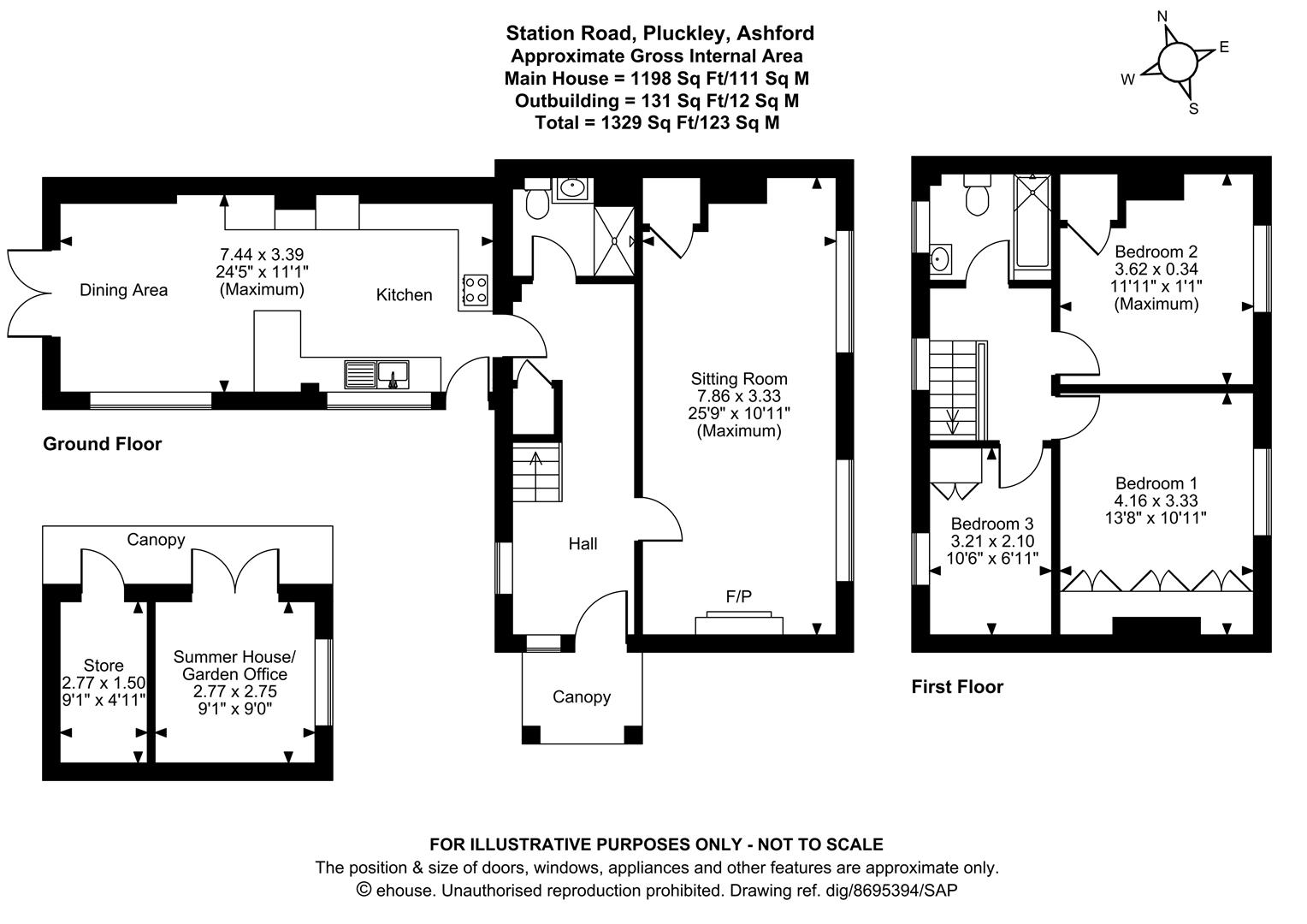 8, Station Road, Ashford floorplan