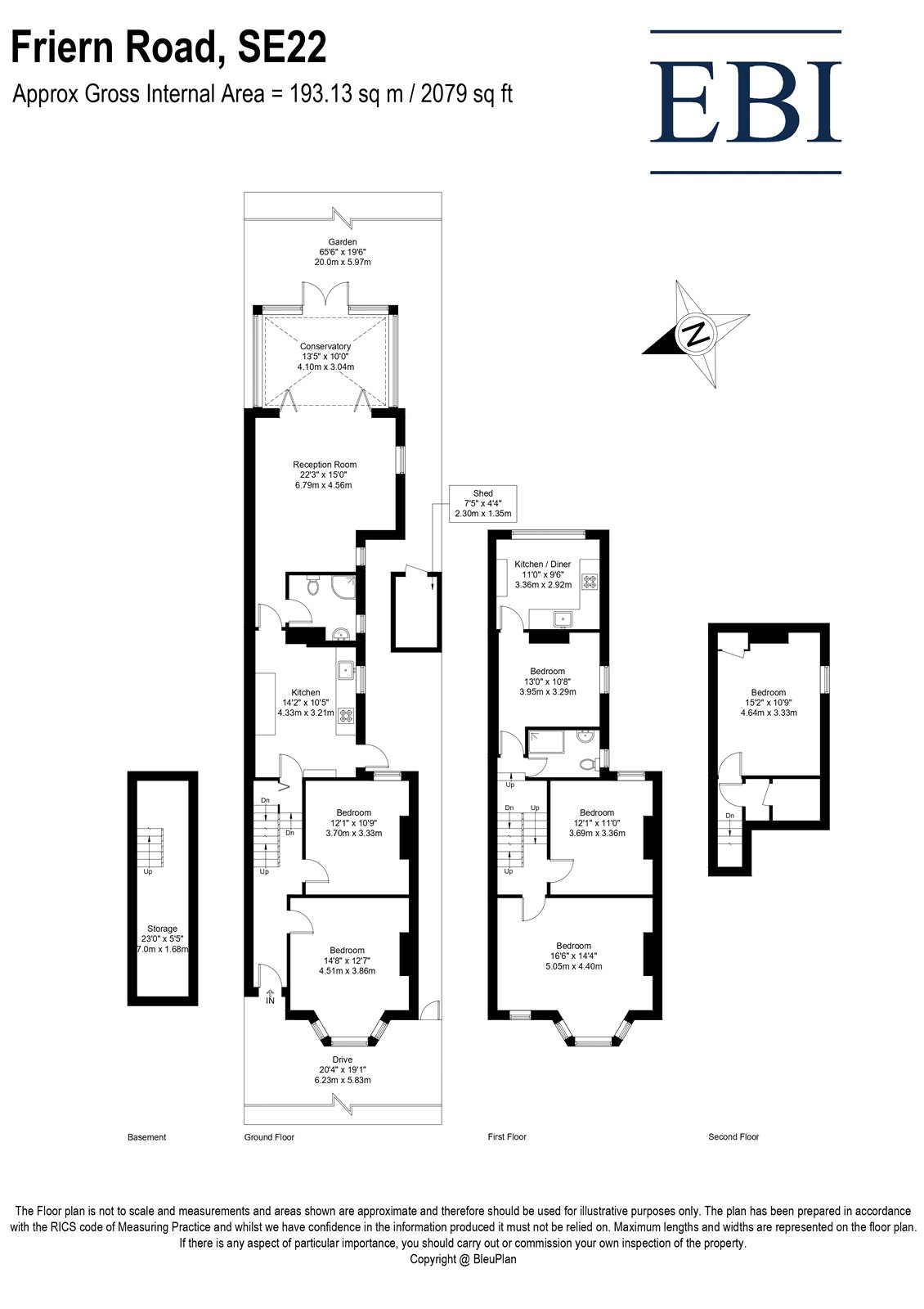 151(L2), Friern Road, London floorplan