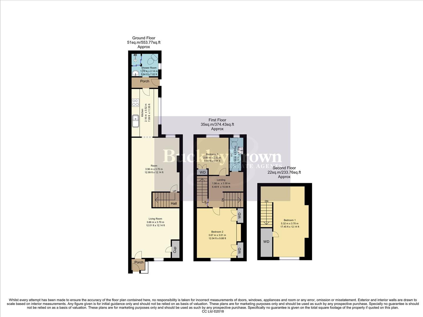 37, Bentinck Road, Chesterfield floorplan