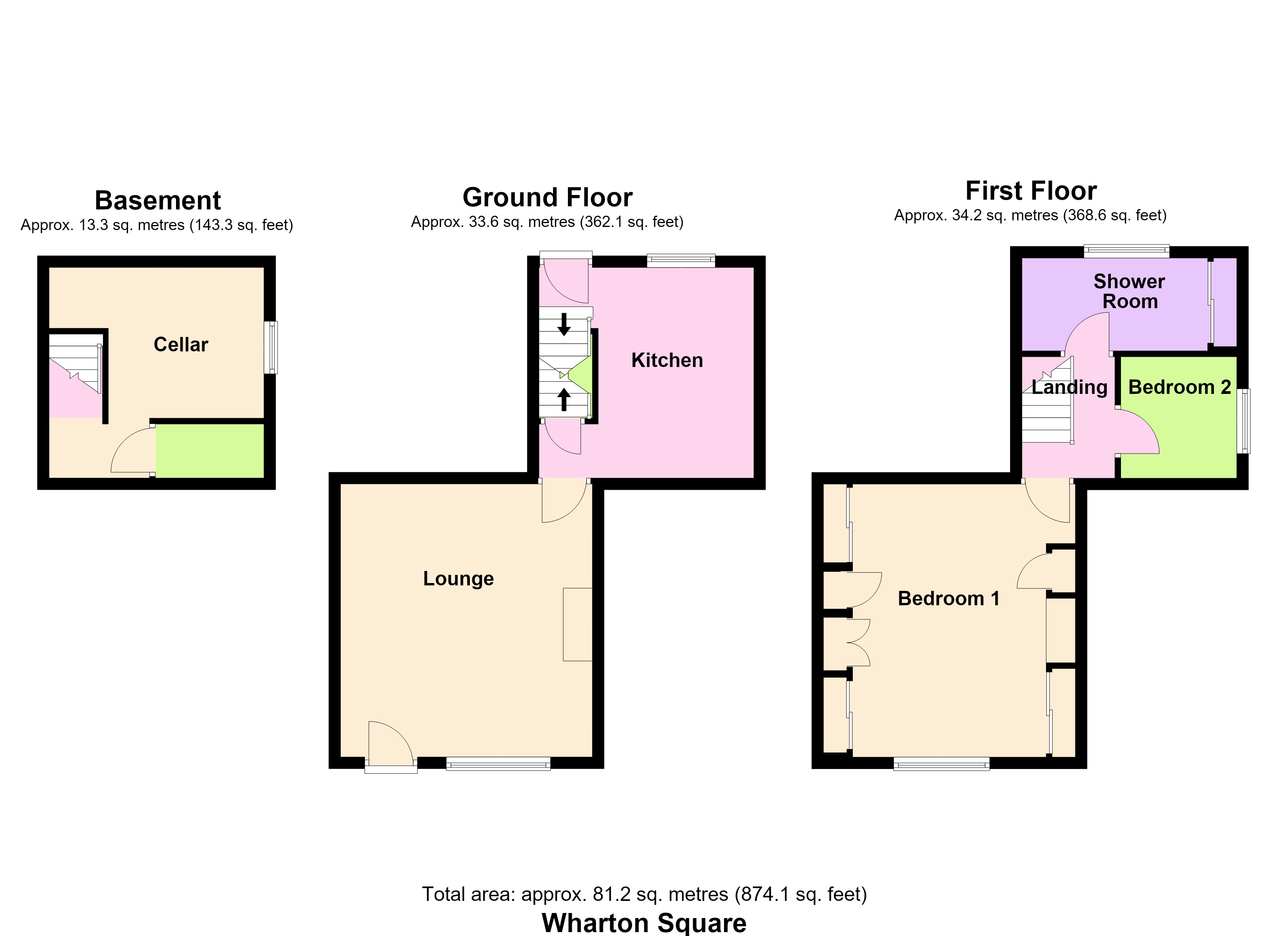 31 Wharton Square,, East Parade, Shipley floorplan