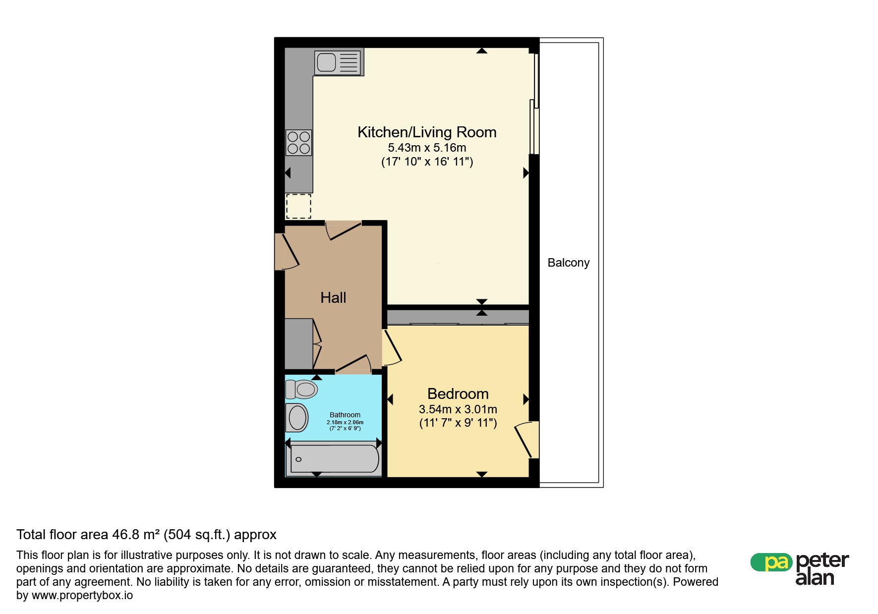 Ferry Court, CARDIFF floorplan