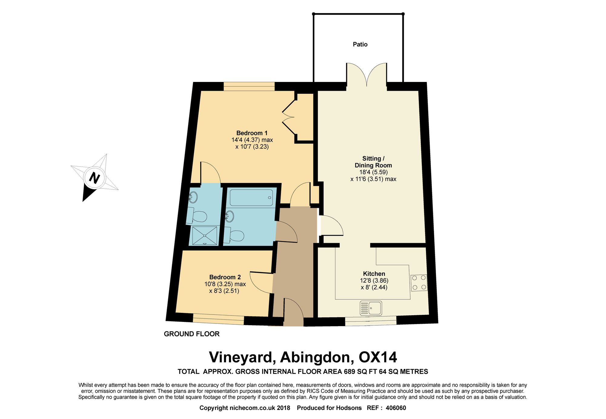 51 Vineyard, Abingdon floorplan