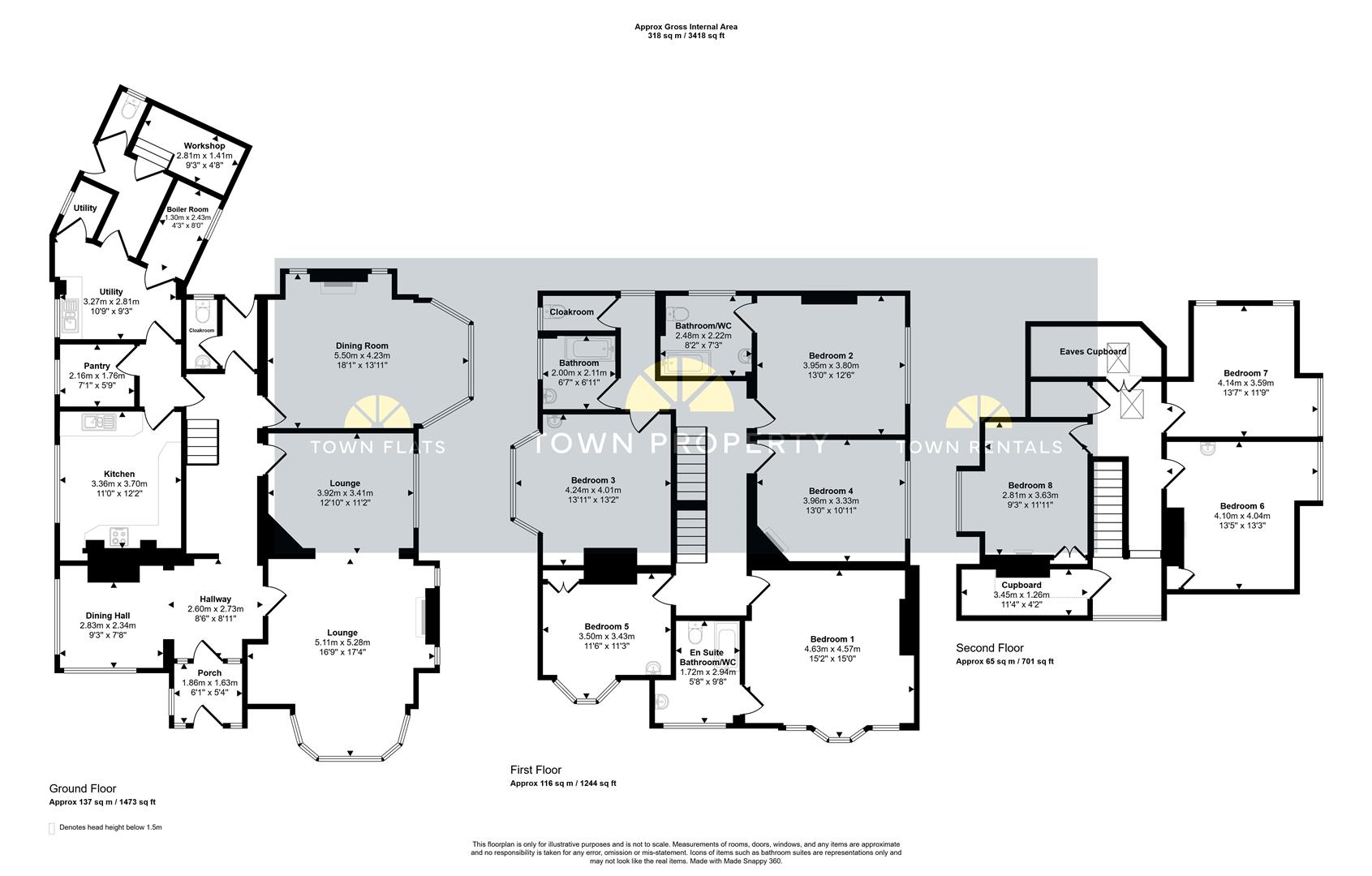 21, Ashburnham Gardens, Eastbourne floorplan
