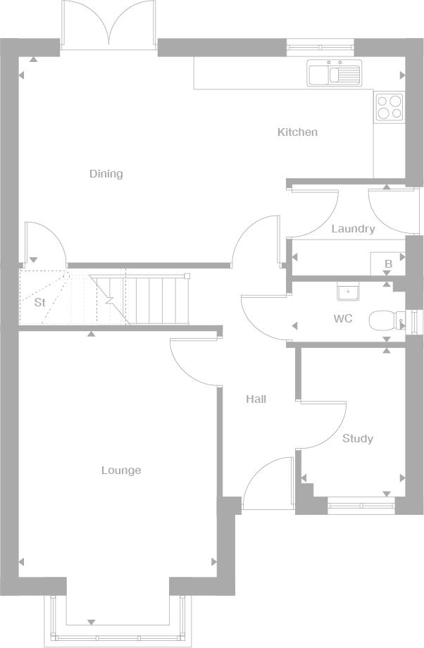 4 Bedrooms Detached house for sale in 