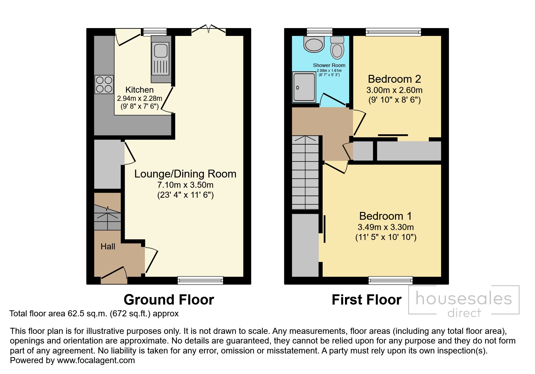 17, Allan Place, Ayr floorplan