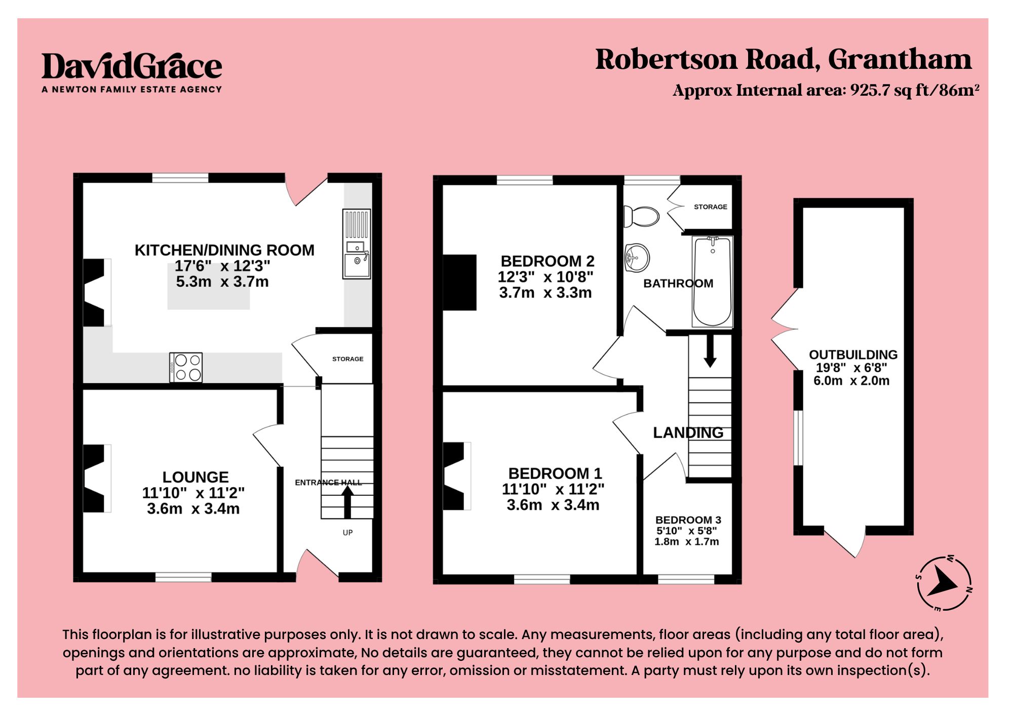 2 Robertson Road, Grantham floorplan