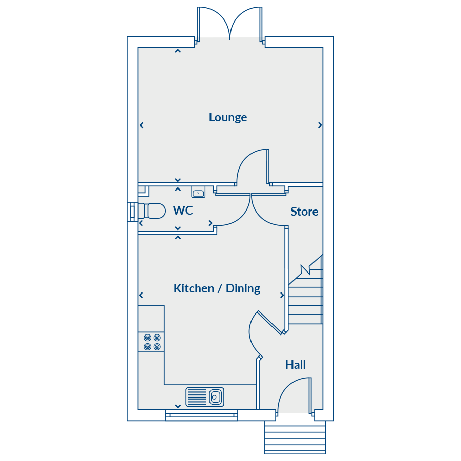 Plot 64, Cheadle Road, Oak Lane, Upper Tean floorplan