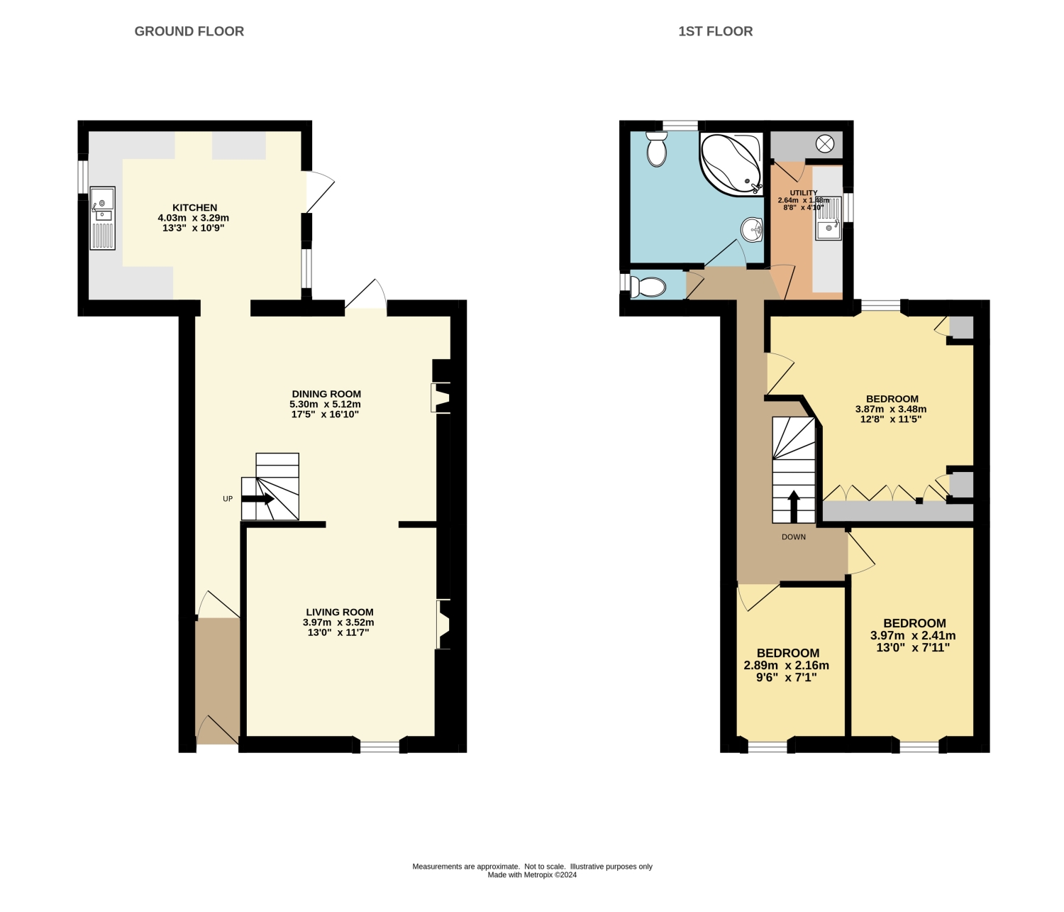 3, Parade Square, Lostwithiel floorplan