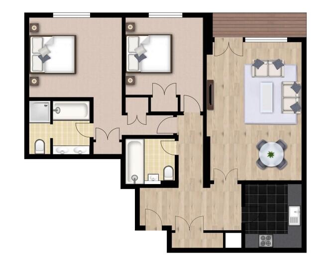Apartment, 24, Westferry Circus, London floorplan