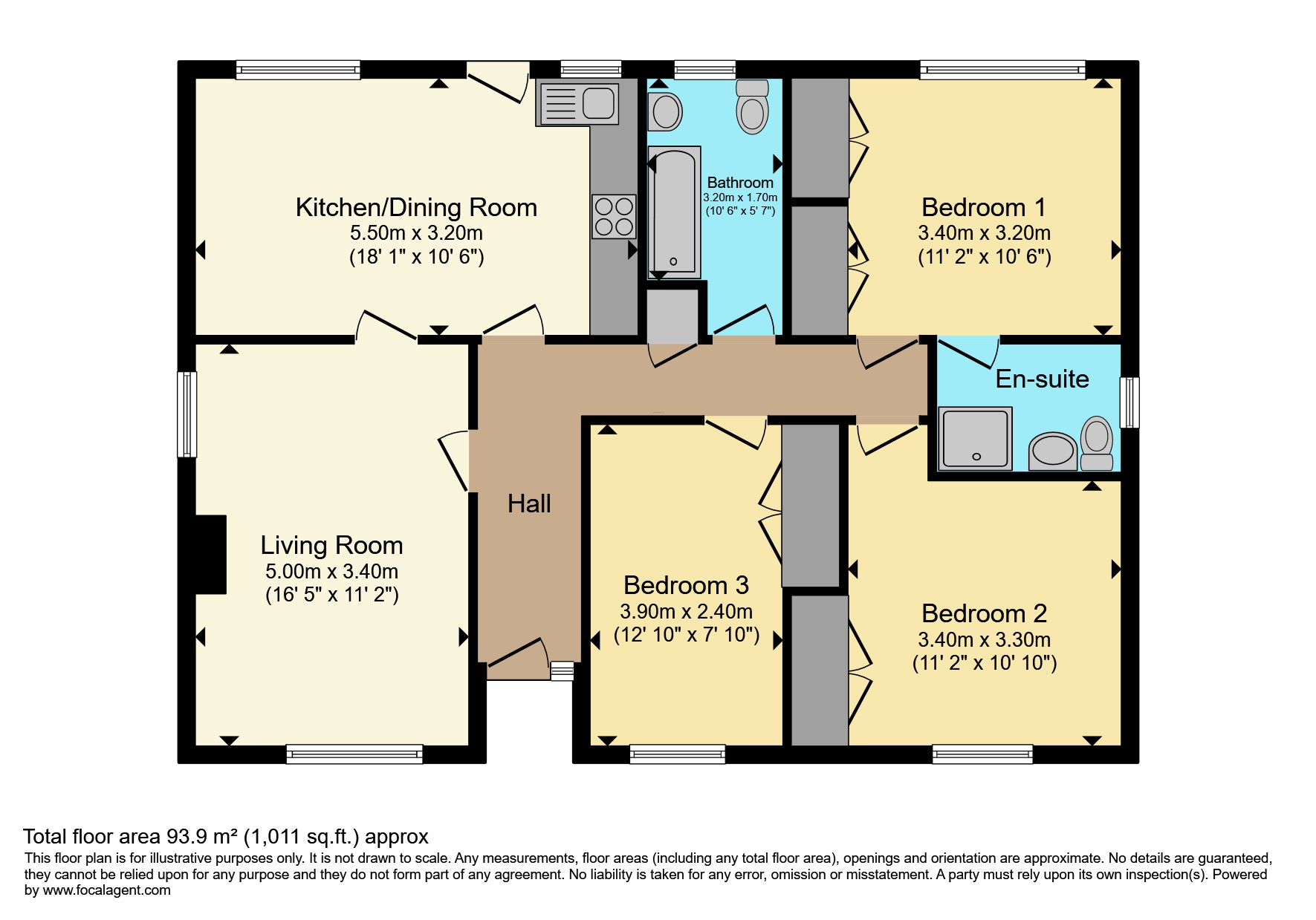 1, Feddon Hill, Fortrose floorplan