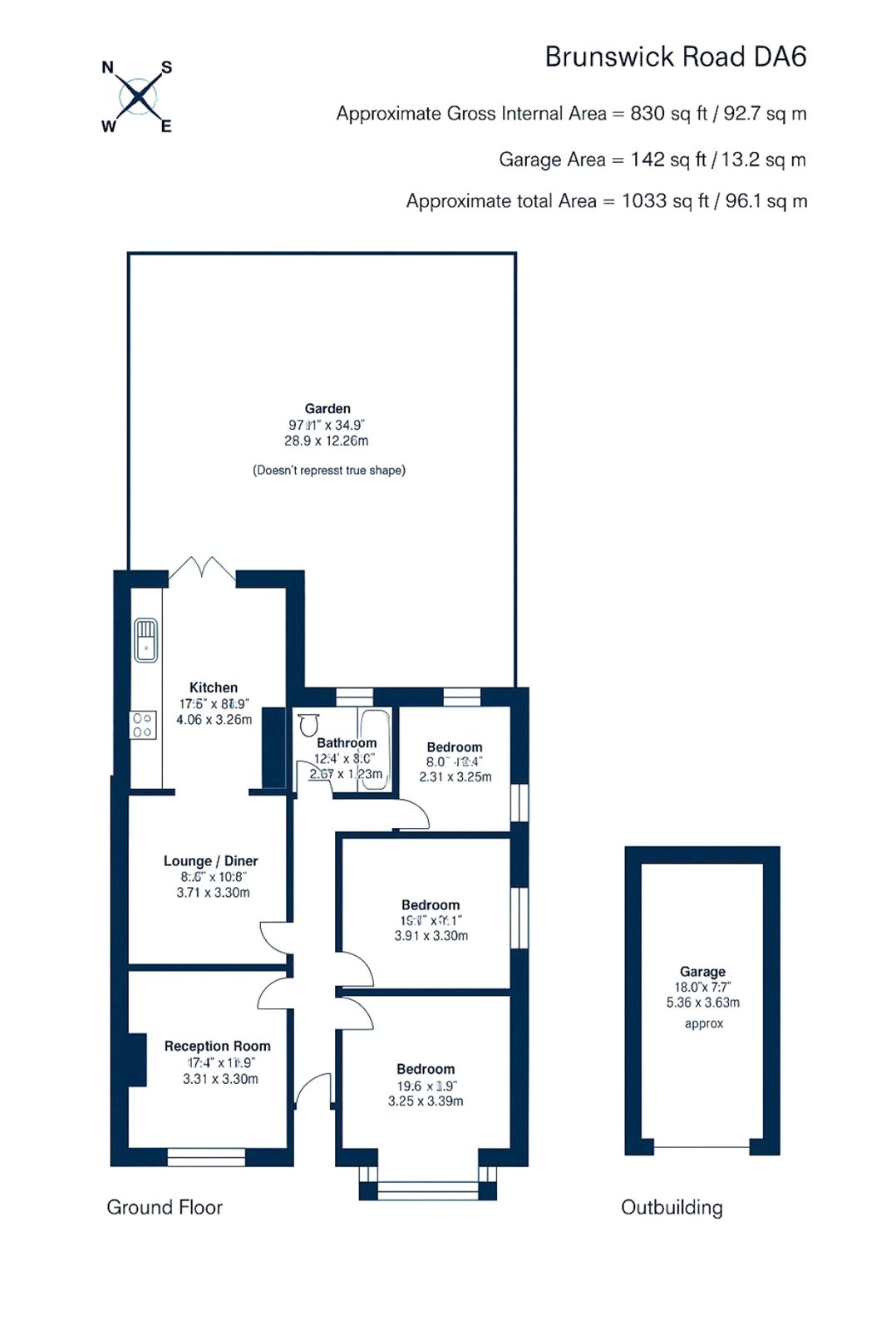 Yarlside,, Brunswick Close, Bexleyheath floorplan