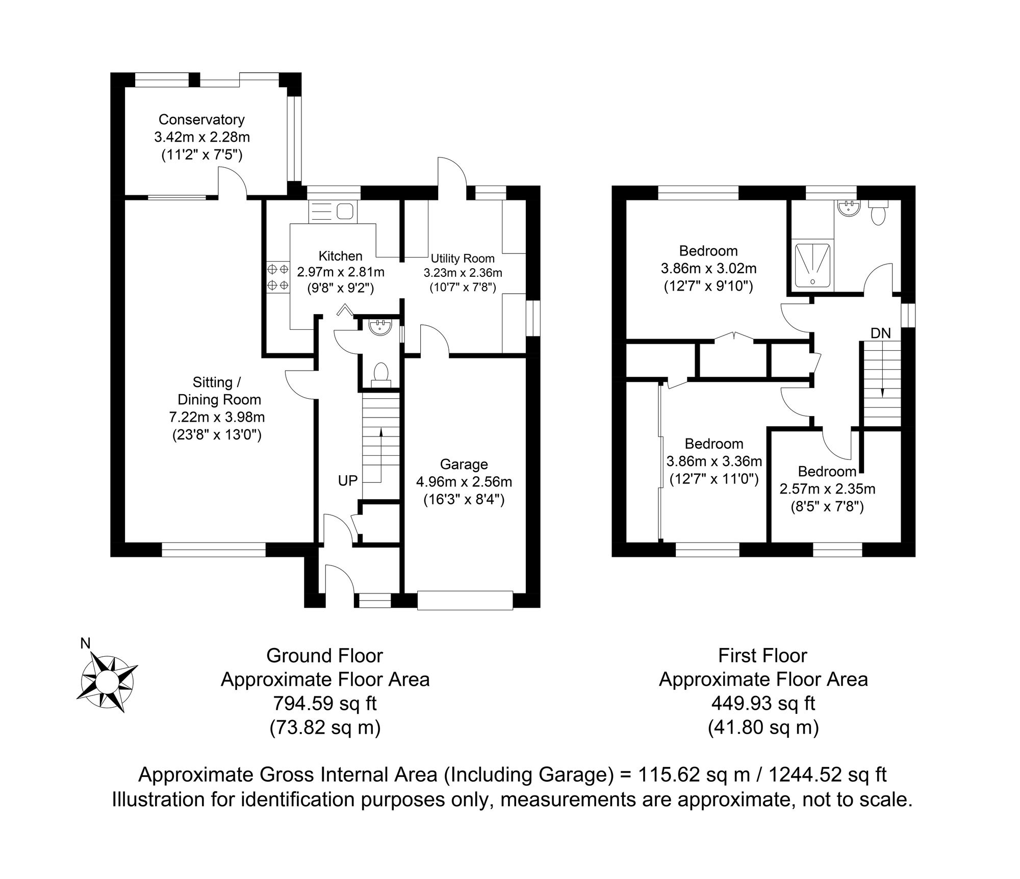 11 Hayes Close, Lewes floorplan