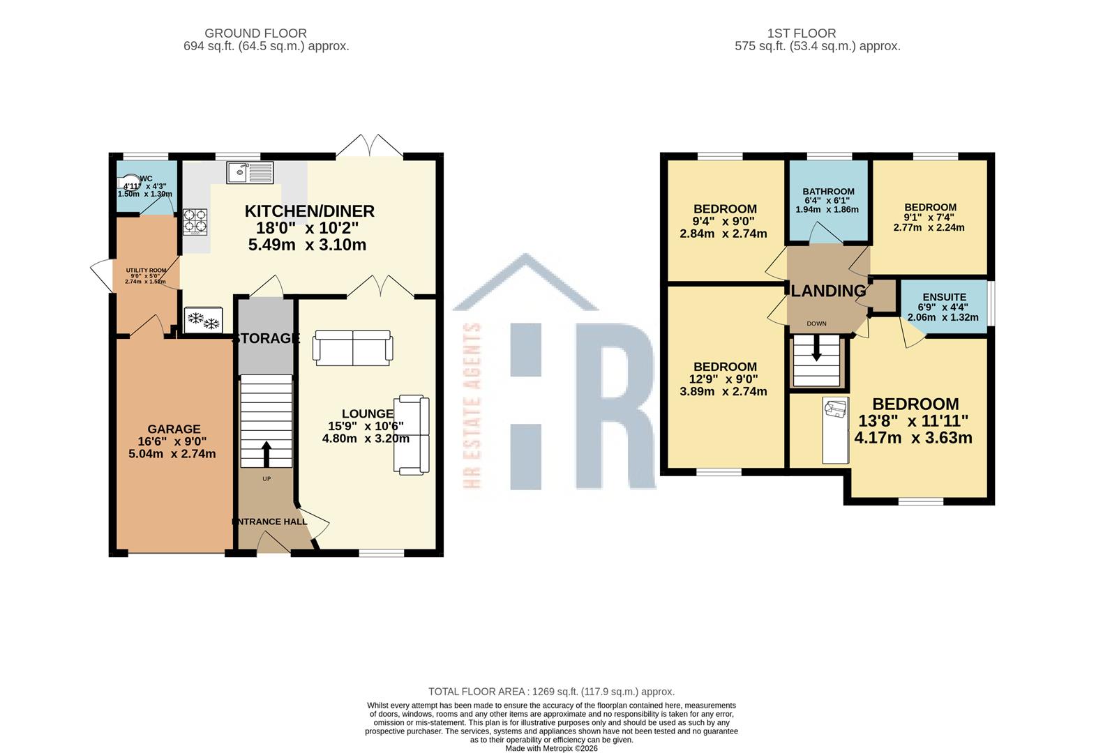 16, Owens Road, Coventry floorplan