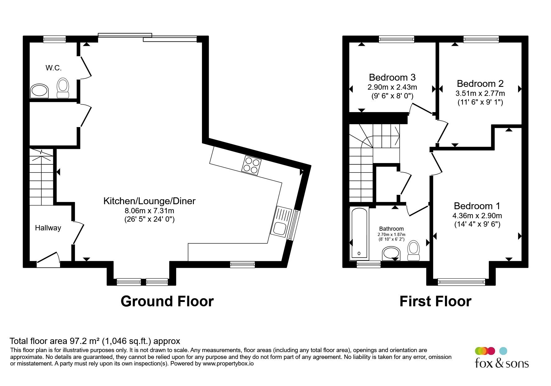 Plot 6, Tavern Row, Down Terrace, Brighton floorplan