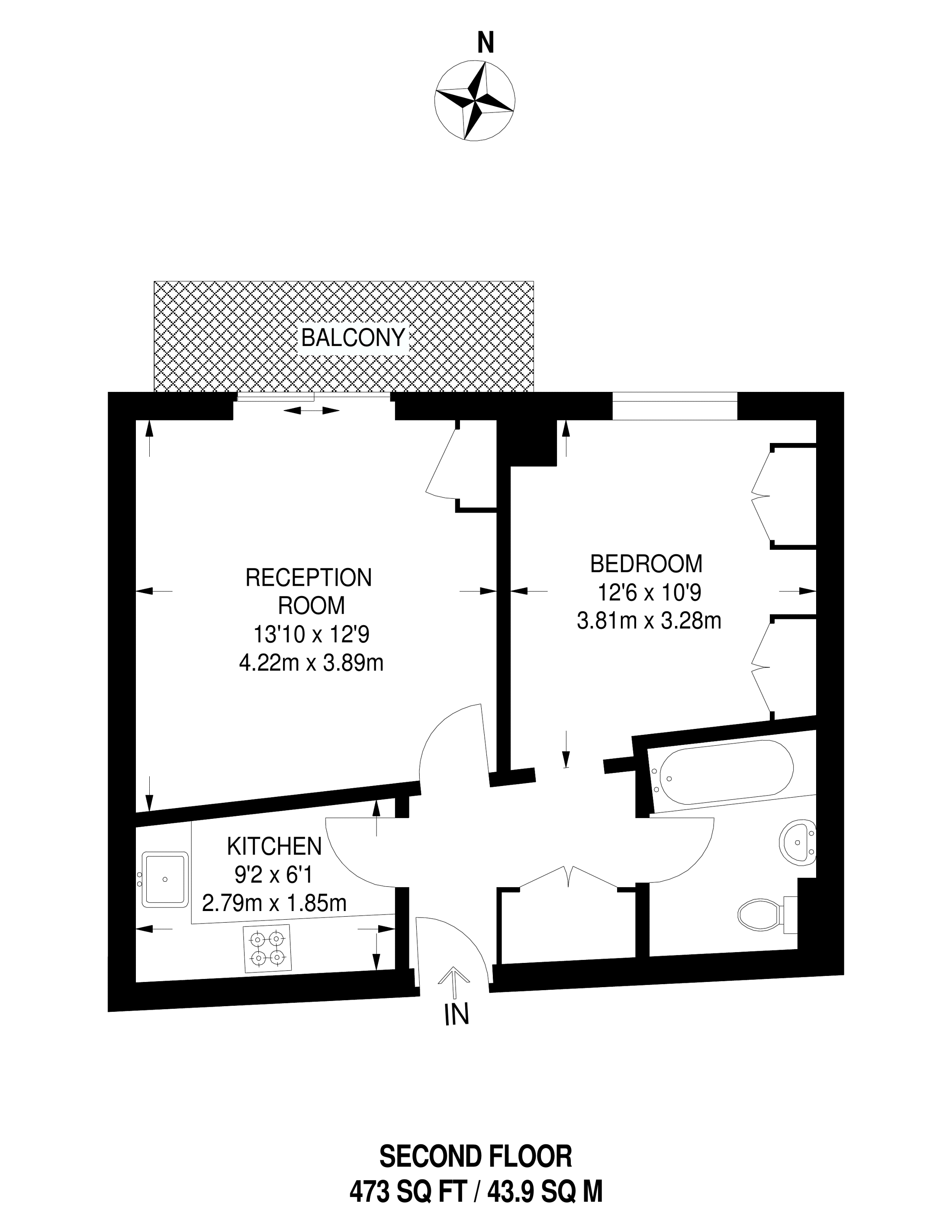 Roland Gardens, South Kensington, London SW7, 1 bedroom flat to rent