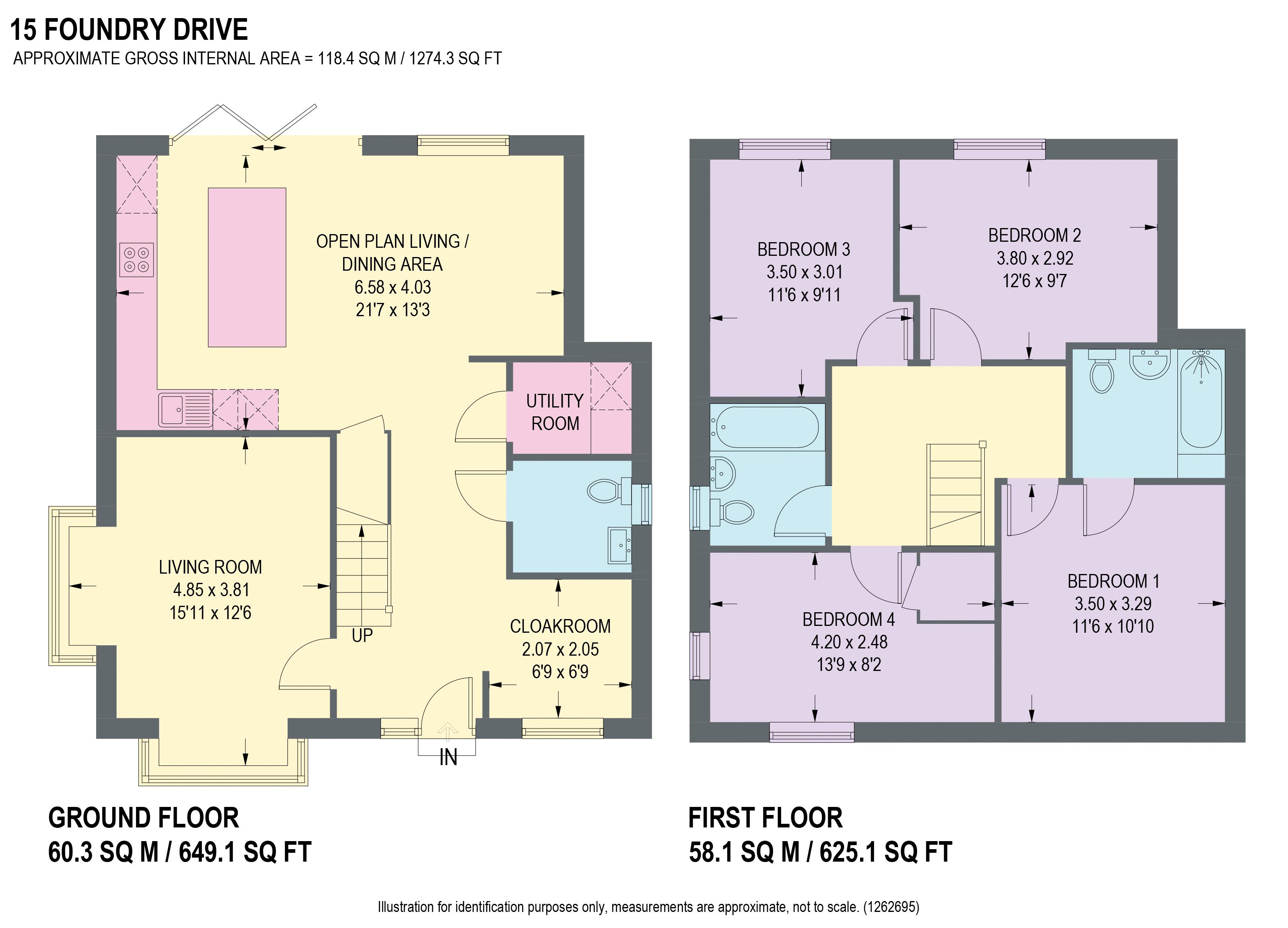 15, Foundry Drive, Chesterfield floorplan