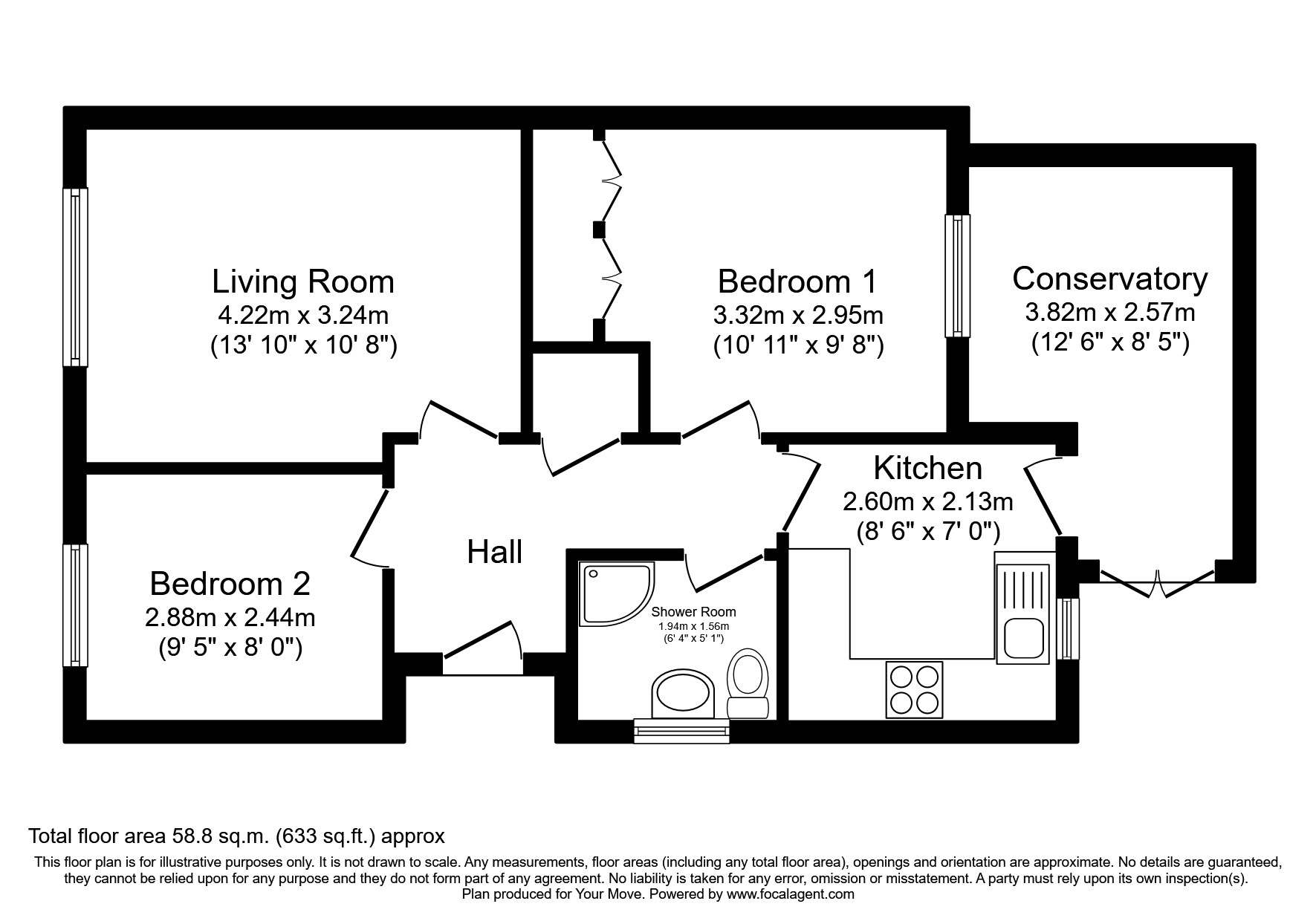 Freemans Close, Seasalter, Whitstable, Kent CT5, 2 bedroom bungalow for