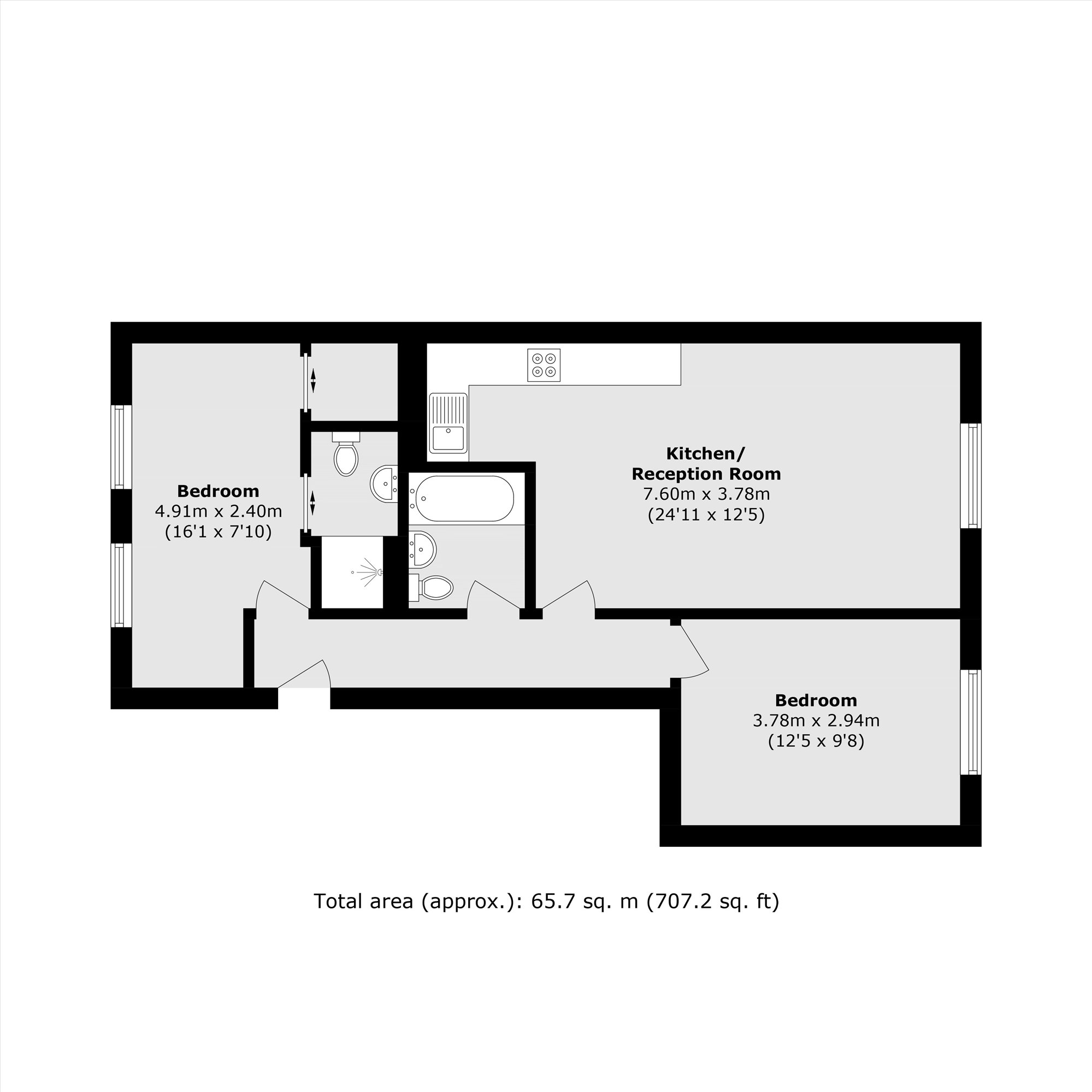 Brixton Hill, London floorplan