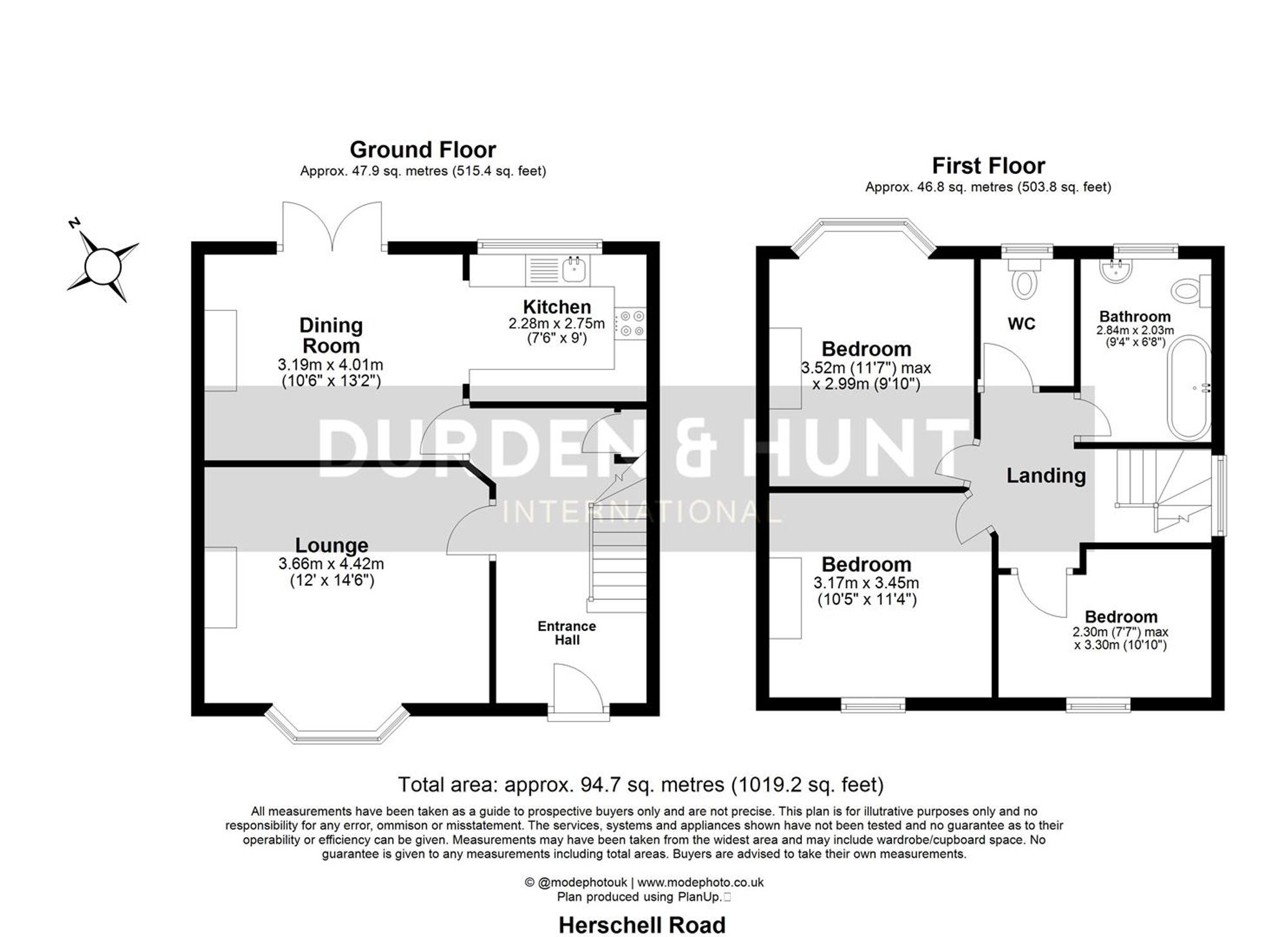 136 Herschell Road, Leigh-On-Sea floorplan