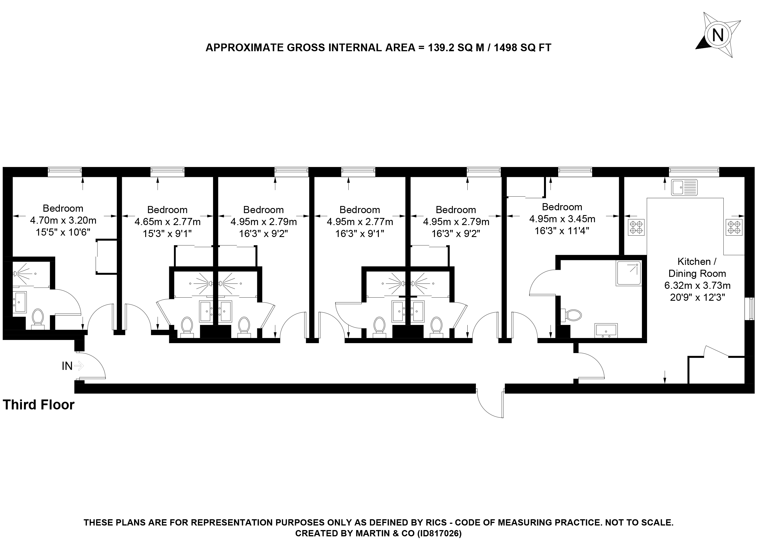 Room 2, 20, Balfour House, Winchester floorplan