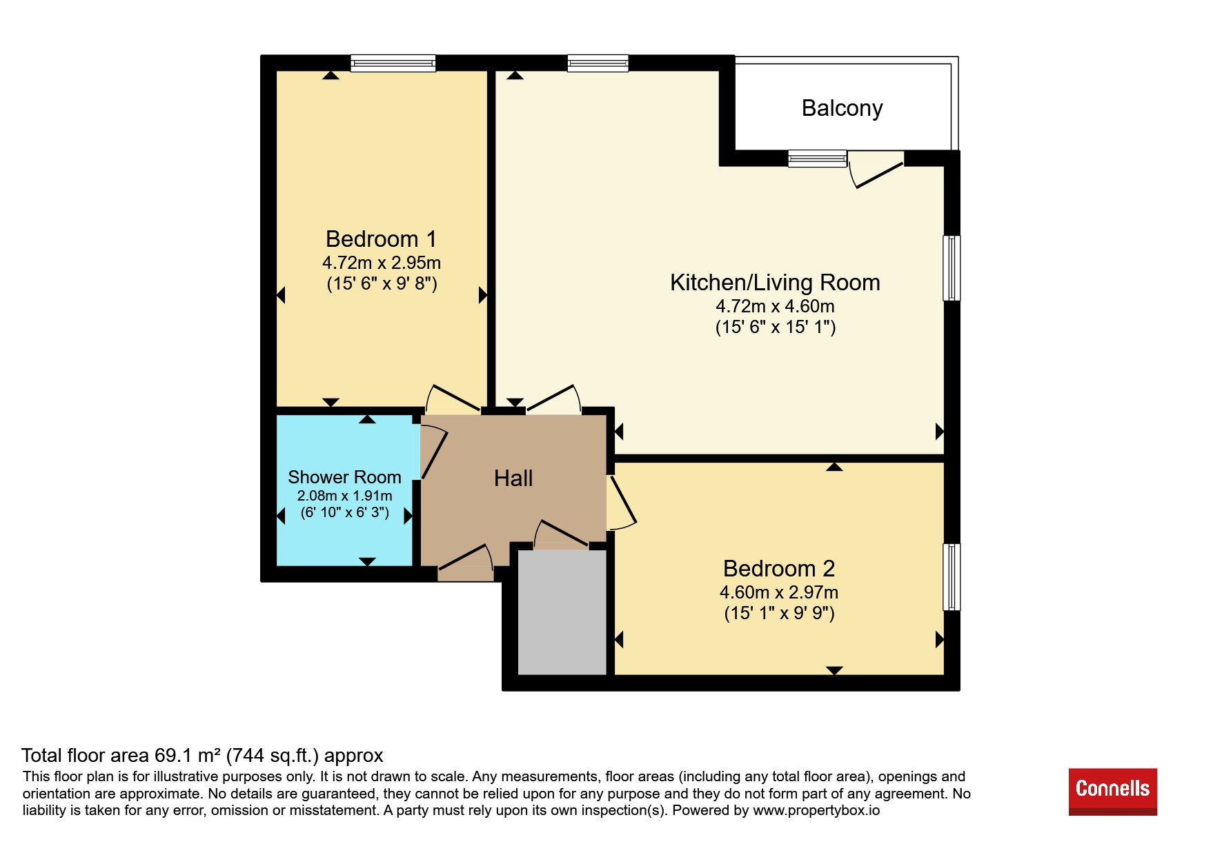 1, Granite Rise, Exeter floorplan