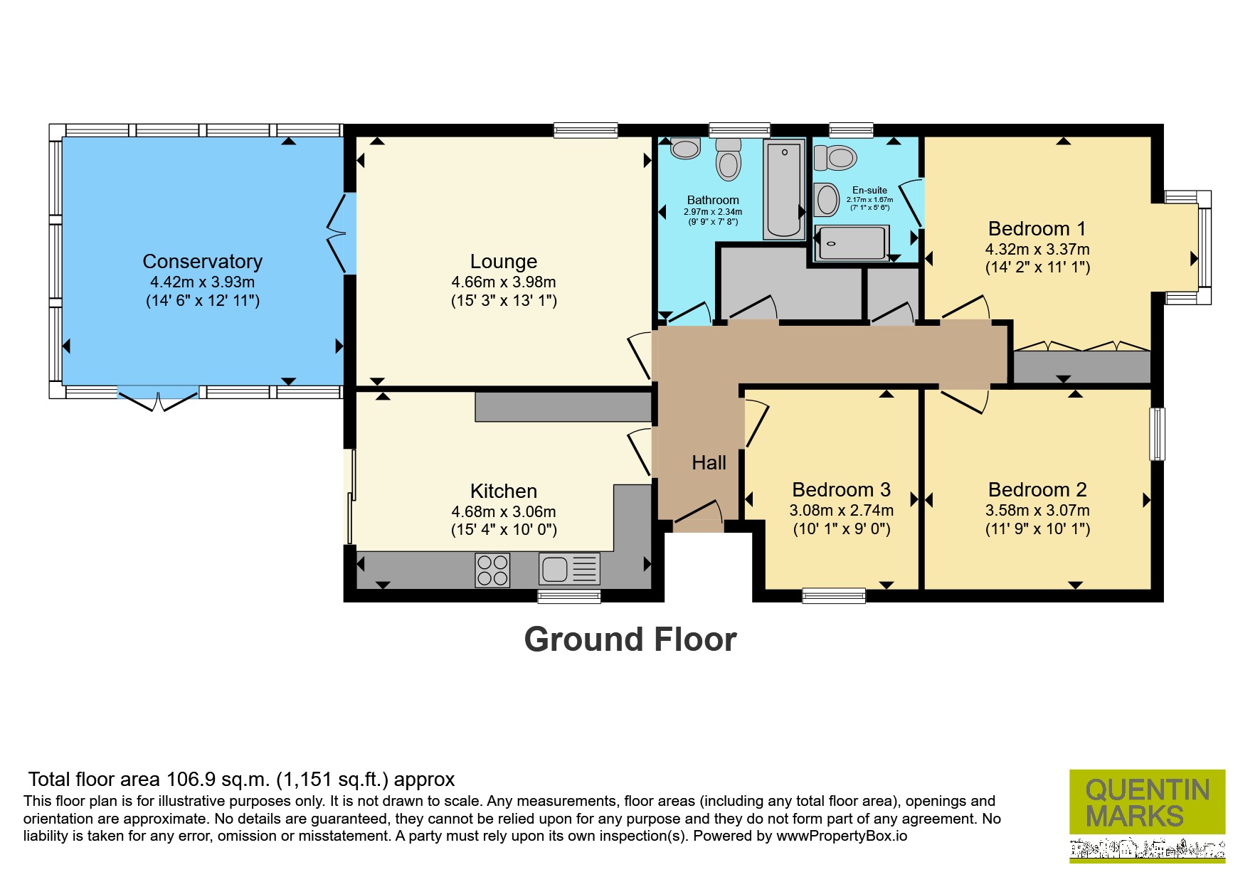 20, Arnhem Way, Bourne floorplan