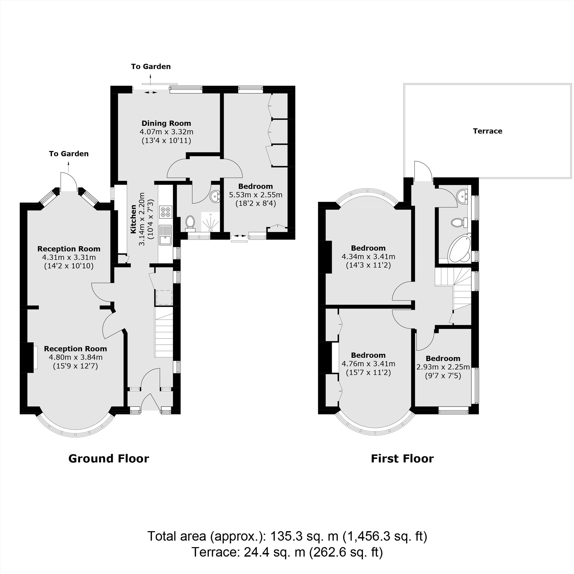 62, Tenterden Drive, London floorplan