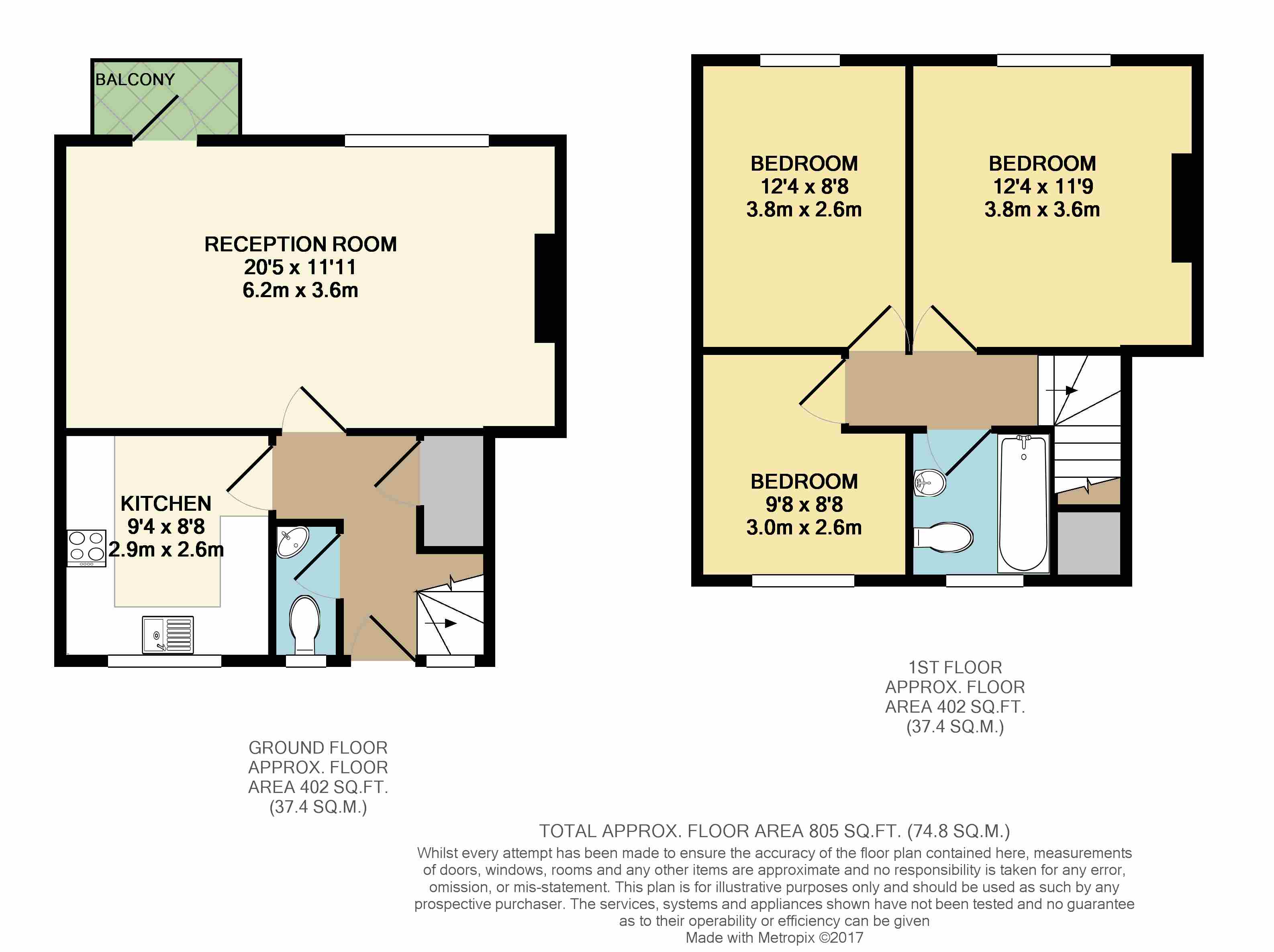 3 Bedrooms Flat to rent in Hawley Road, Camden NW1