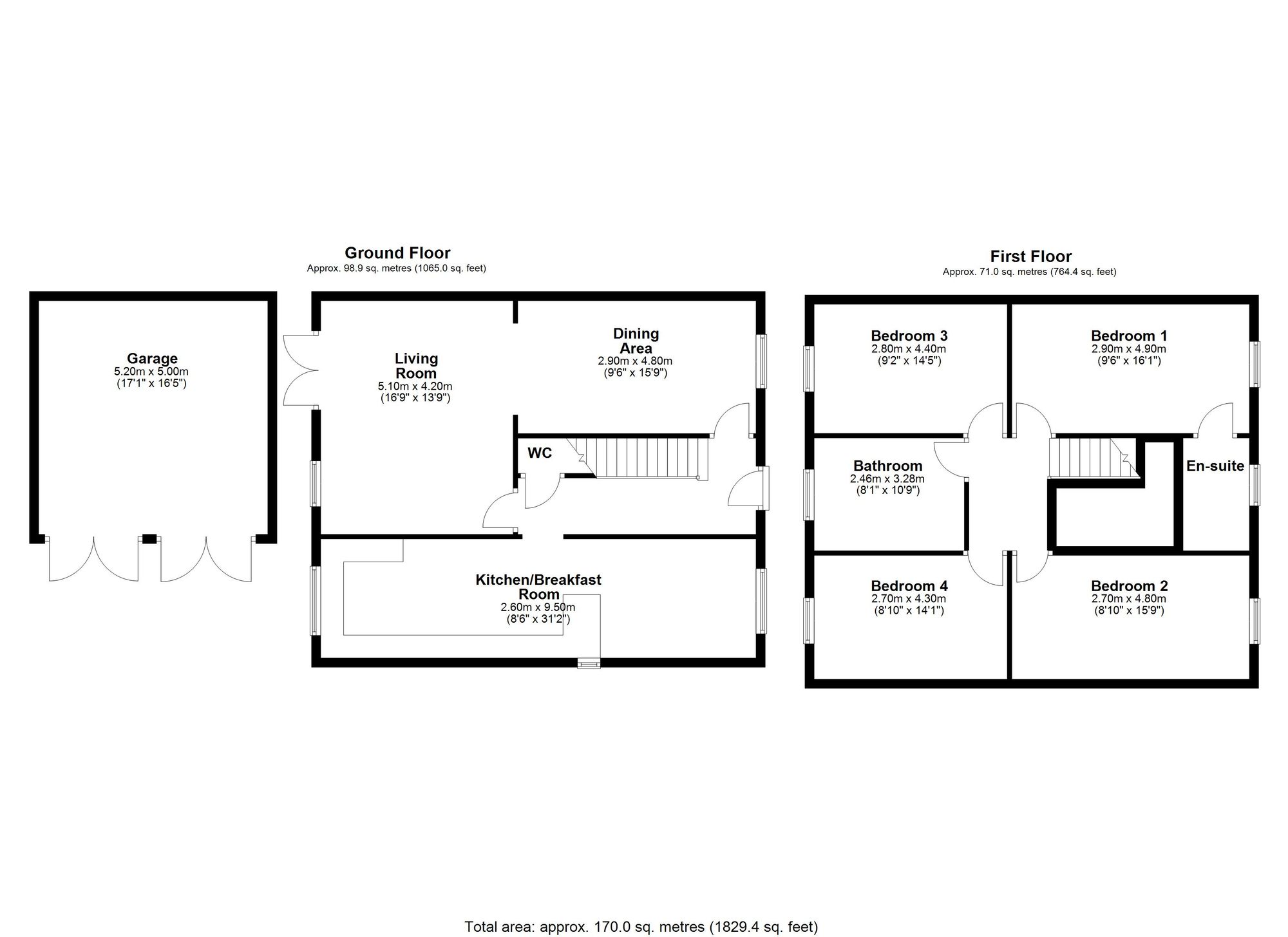 6 Bishops Meadow, Crediton floorplan