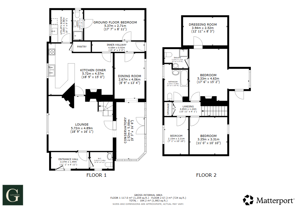 3, Robin Hood Terrace, Nottingham floorplan