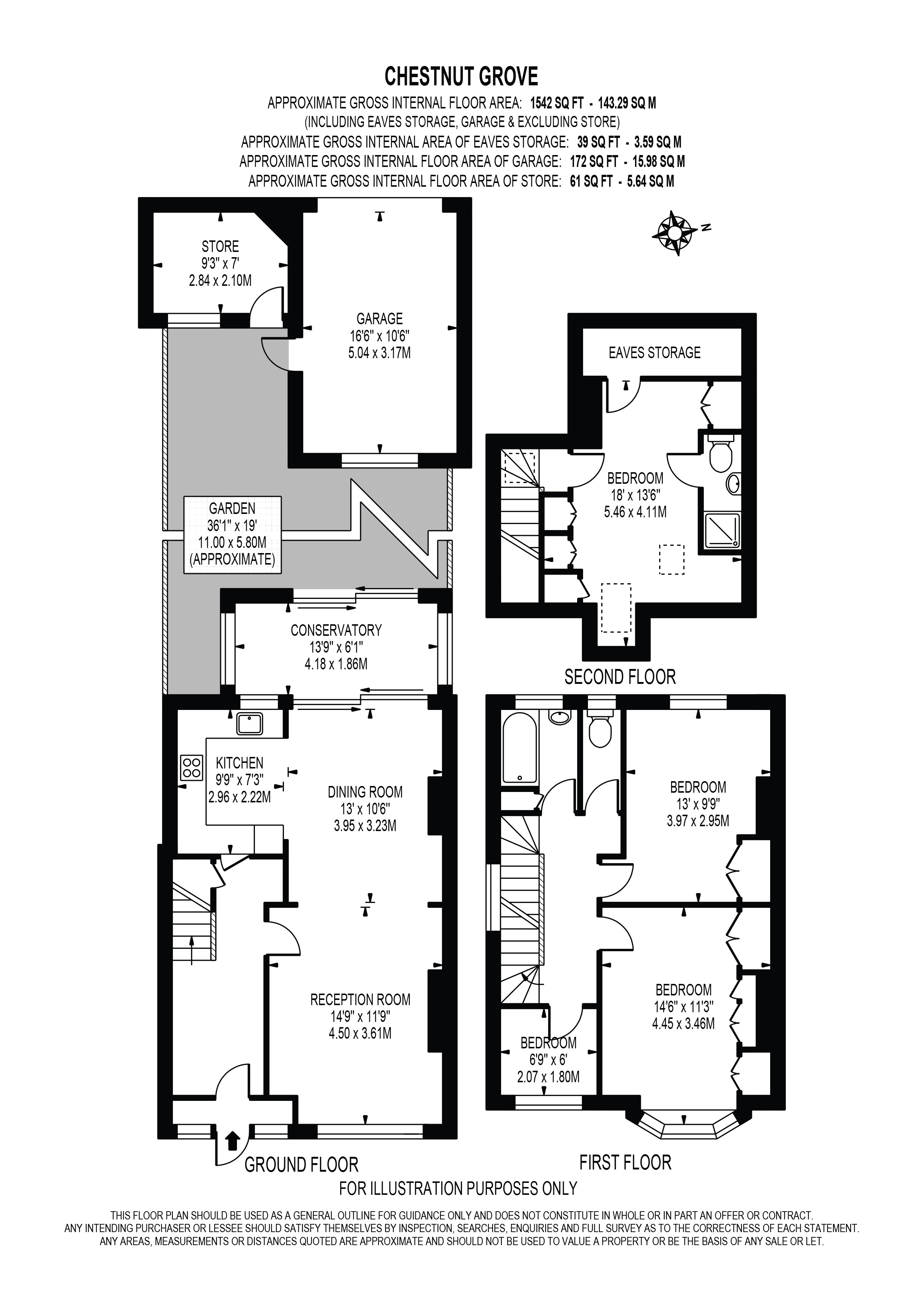 71, Chestnut Grove, Surrey floorplan
