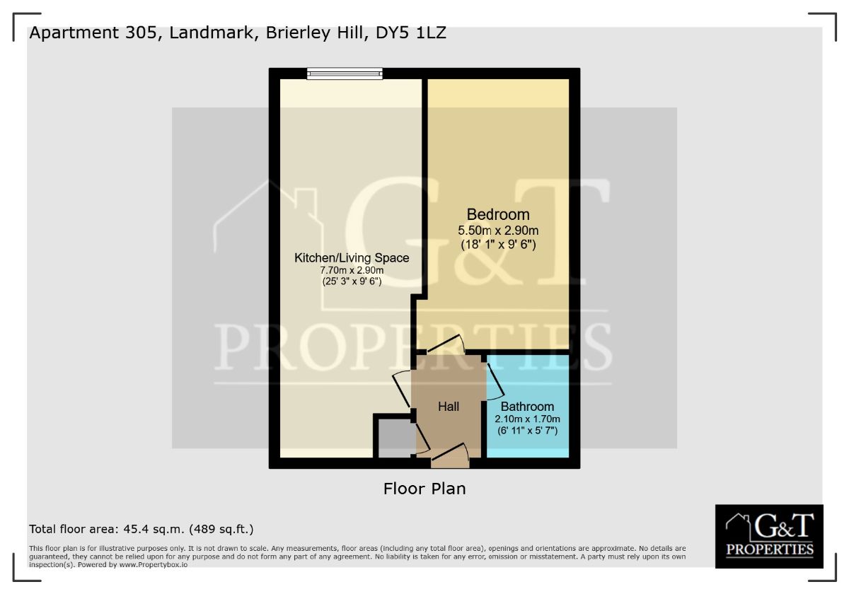 Apartment 305, Landmark, Brierley Hill floorplan