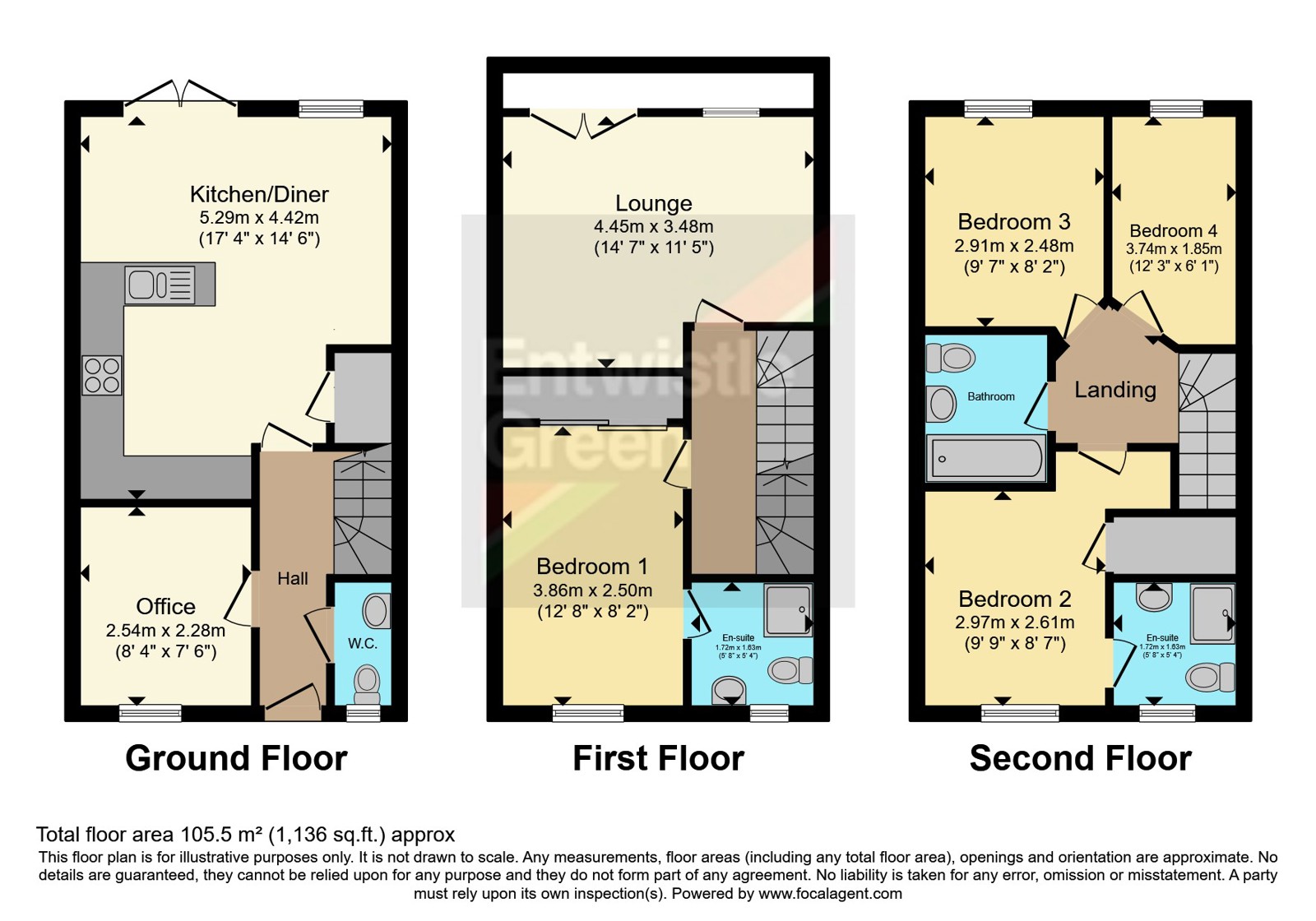 11, Butts Green, Warrington floorplan