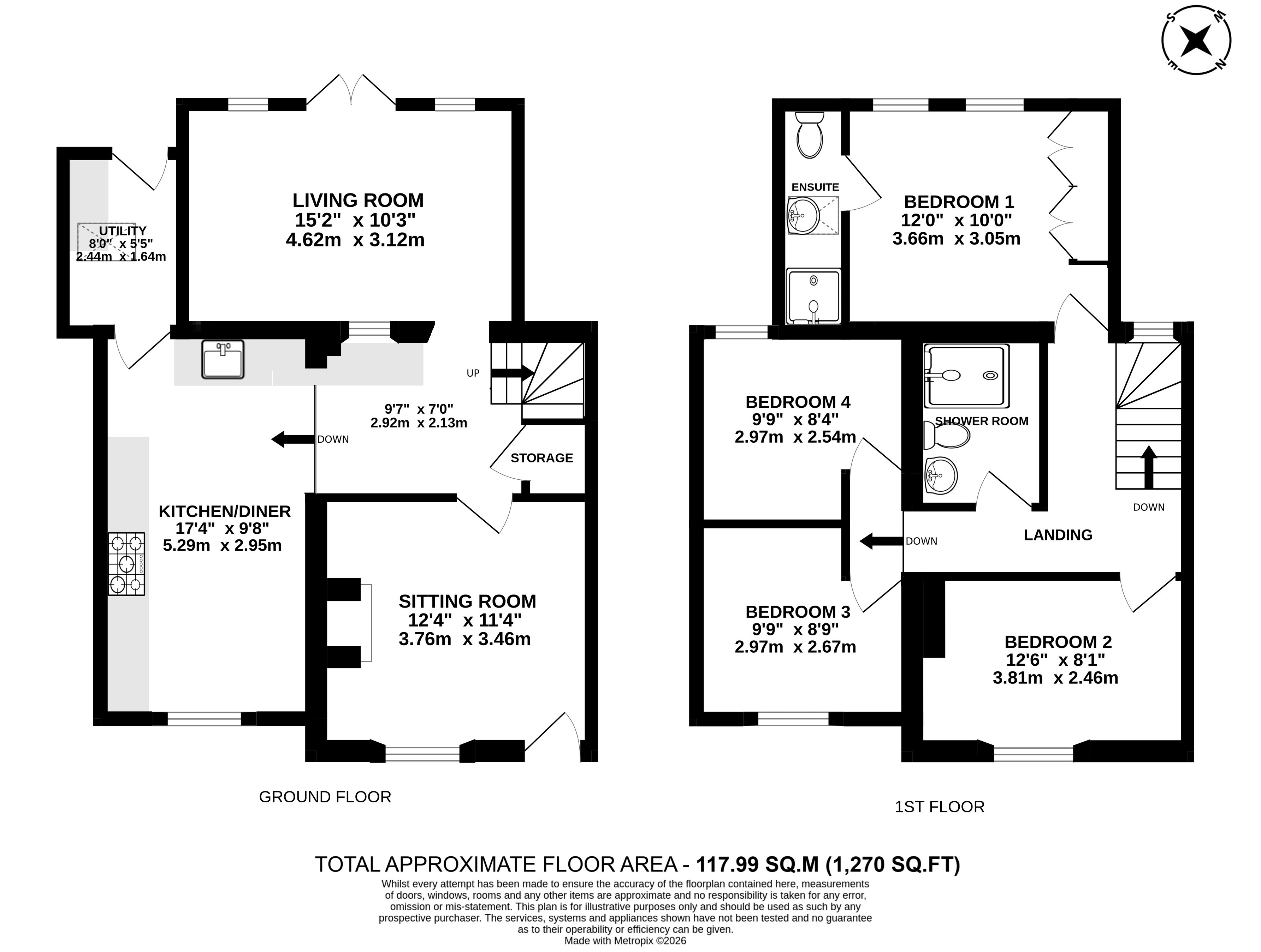9, Brampton Road, Rotherham floorplan