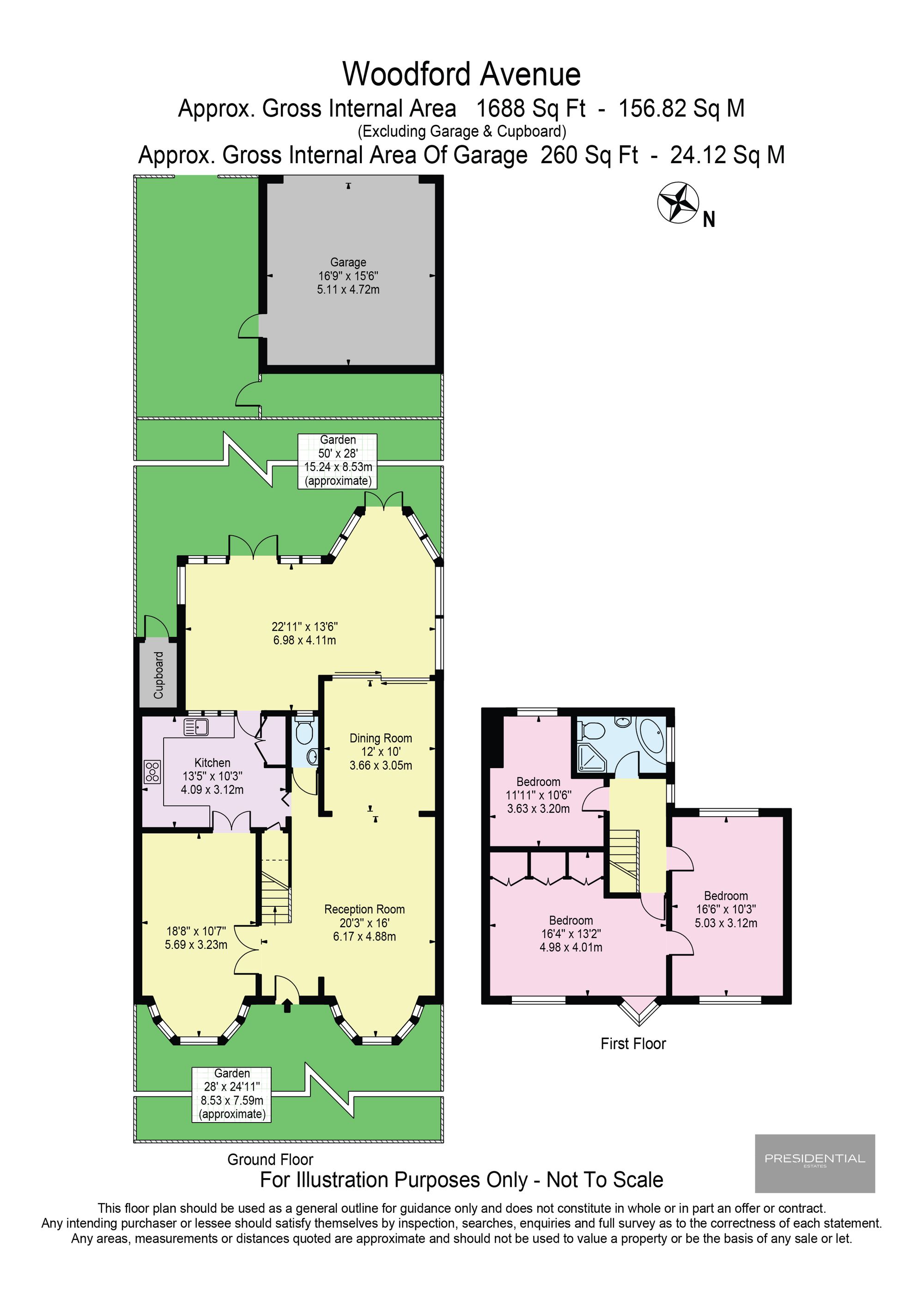195 Woodford Avenue, Gants Hill floorplan