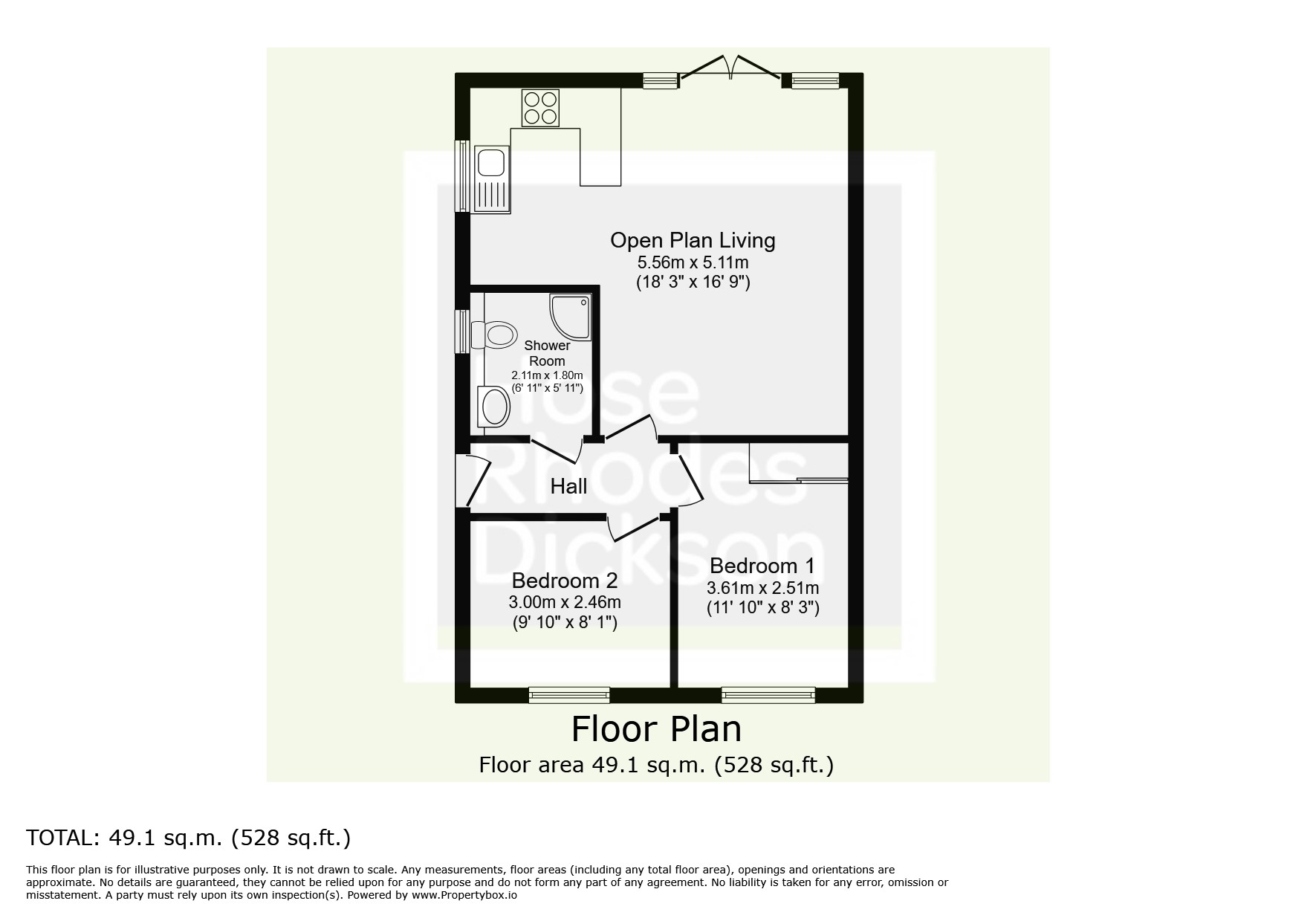 No. 24 The Bay Cottages,, Fort Warden Road, Isle Of Wight floorplan