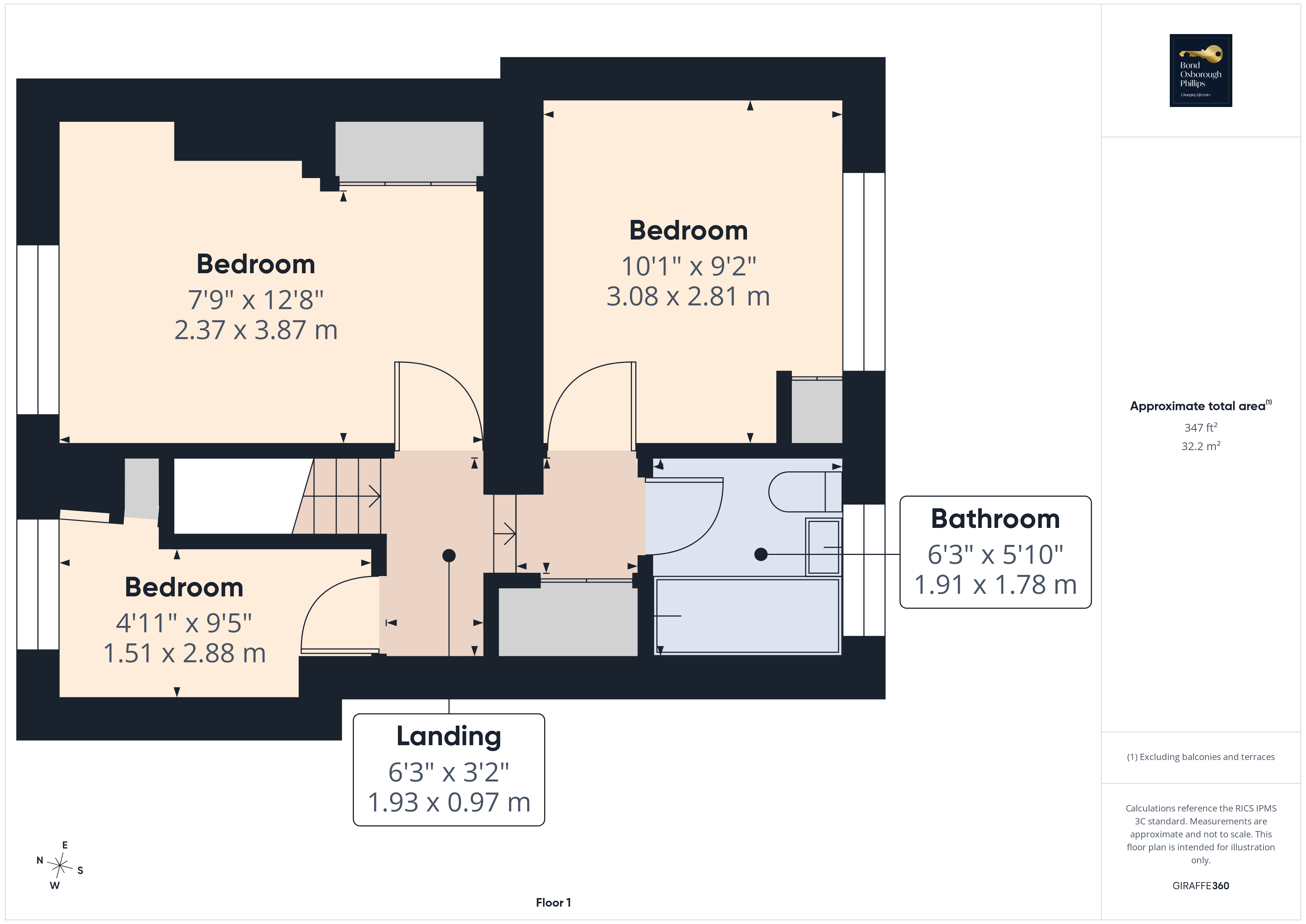 2, Chapel Lane, Cornwall floorplan
