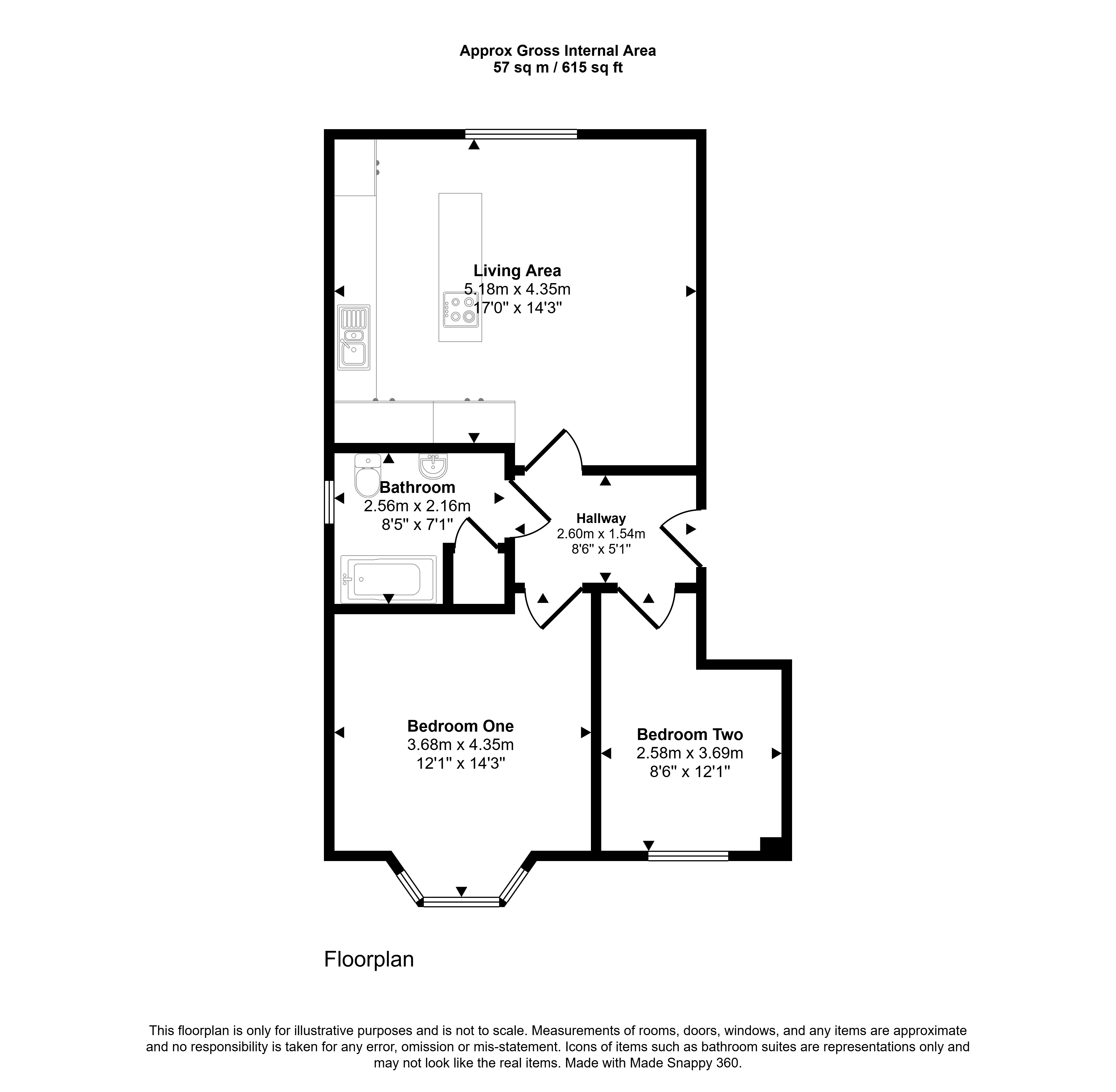 19, Lambton View, Houghton Le Spring floorplan