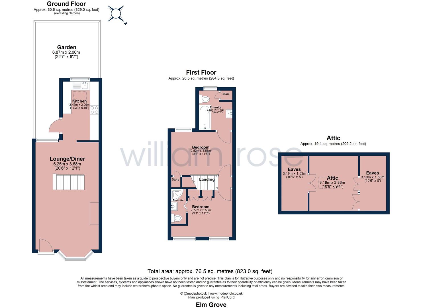 14, Elm Grove, Woodford Green floorplan
