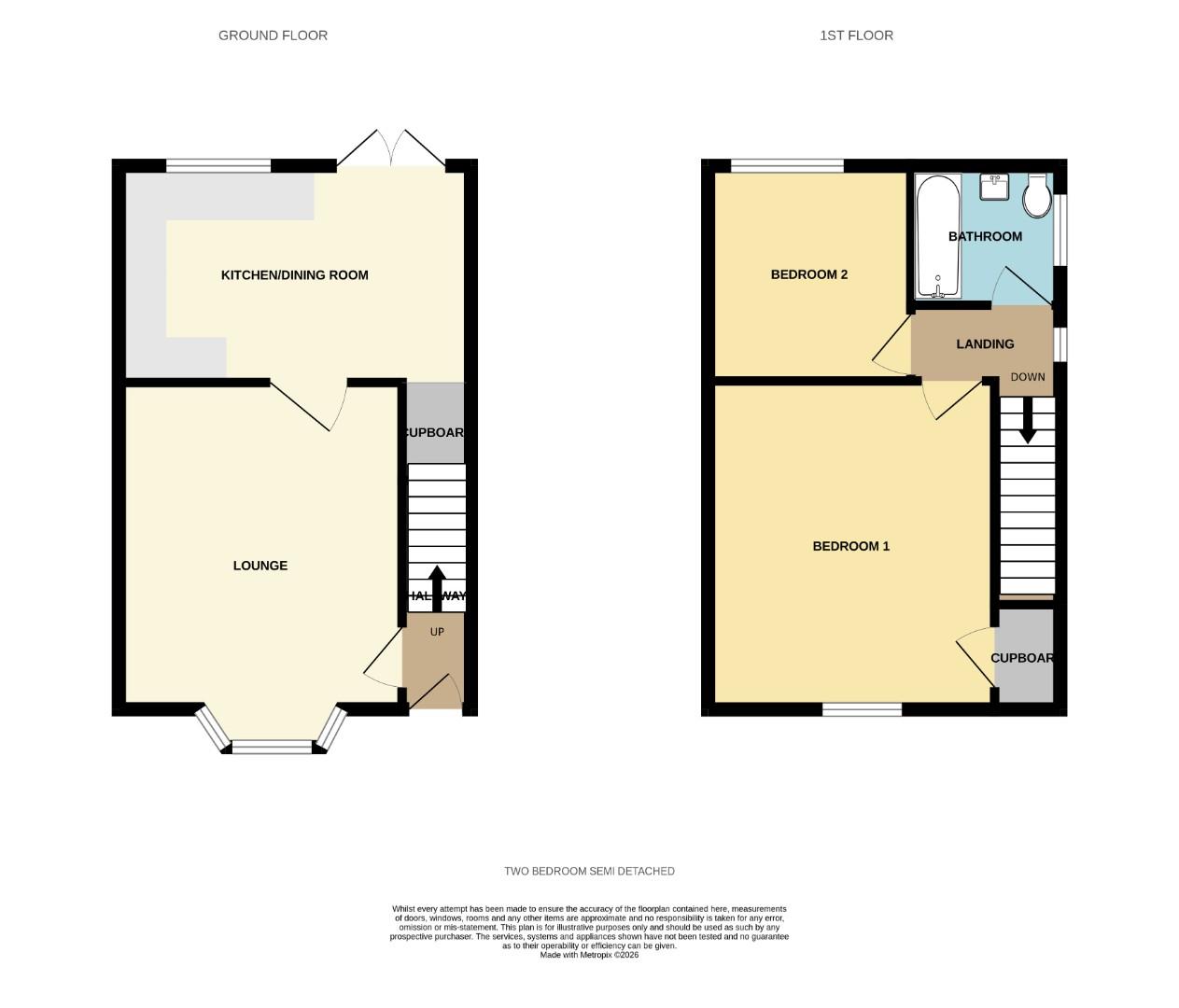 28, Green Avenue, Northwich floorplan