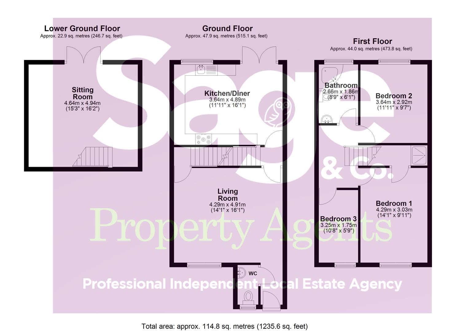 2, Capel y Garn, Abercarn floorplan