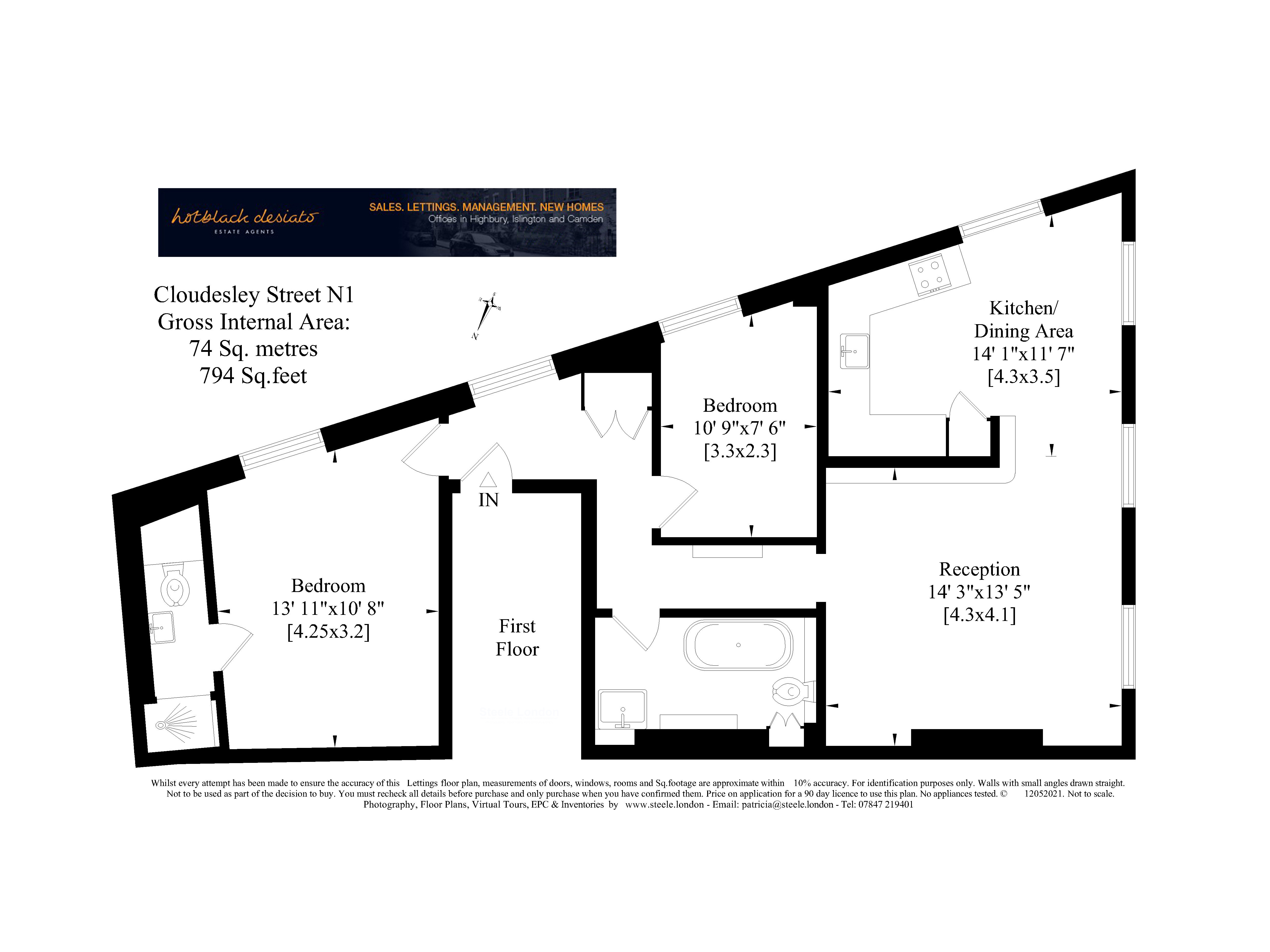 Cloudesley Street, Islington floorplan